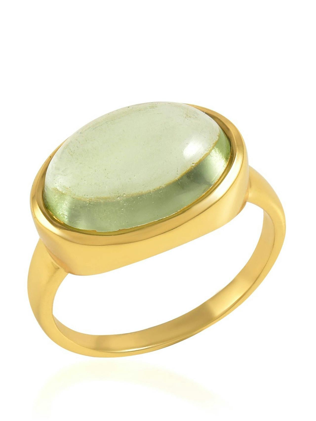 Soft green Sian ring