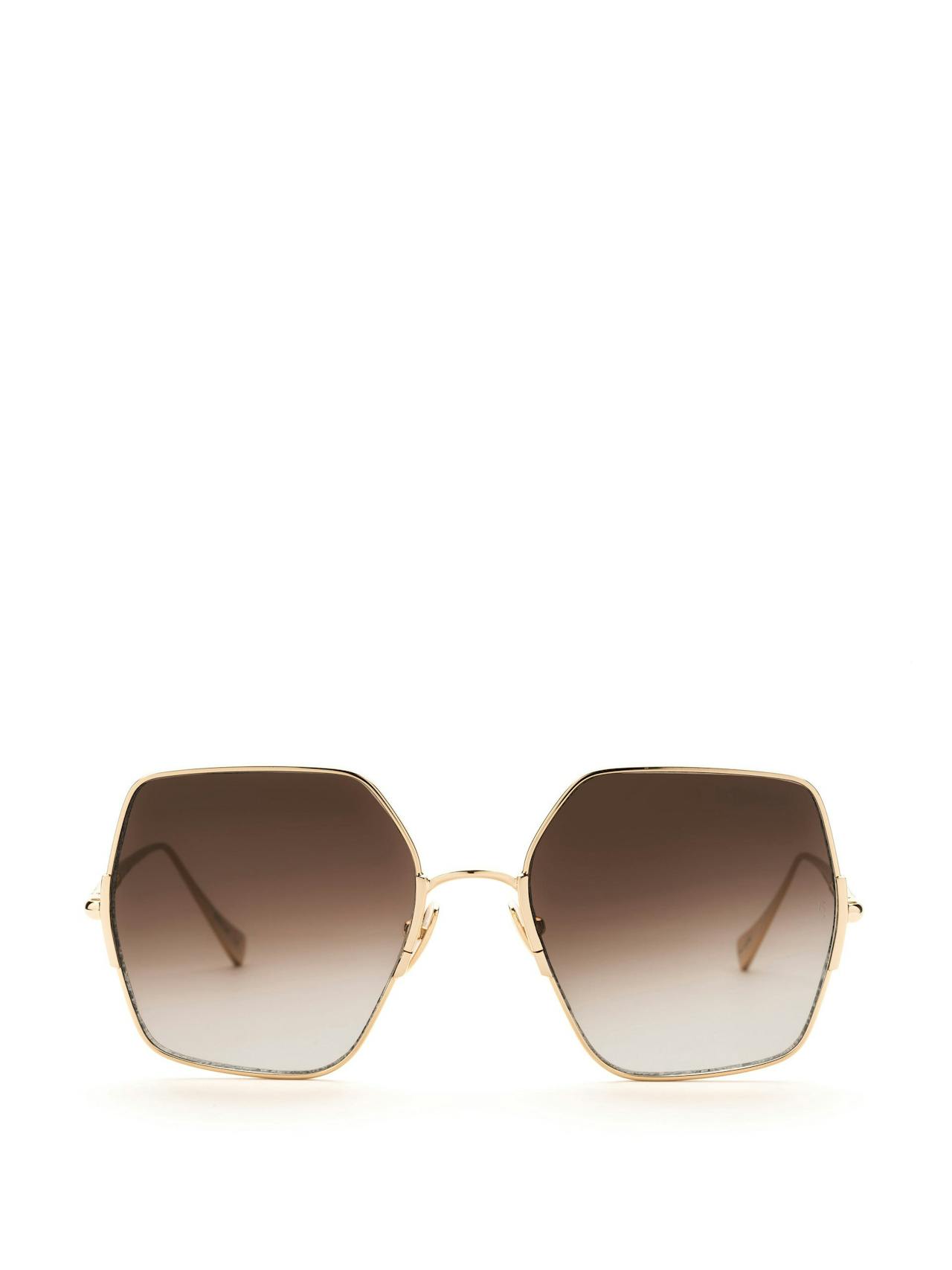 Shiny gold Eden sunglasses