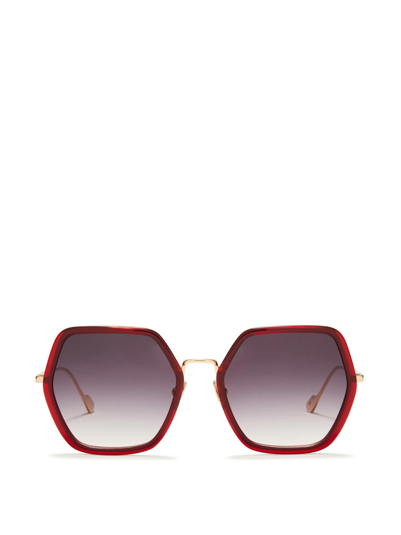 Red Elizabeth sunglasses