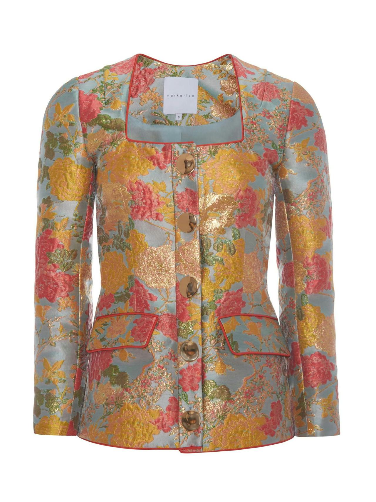 Chiara floral jacquard jacket