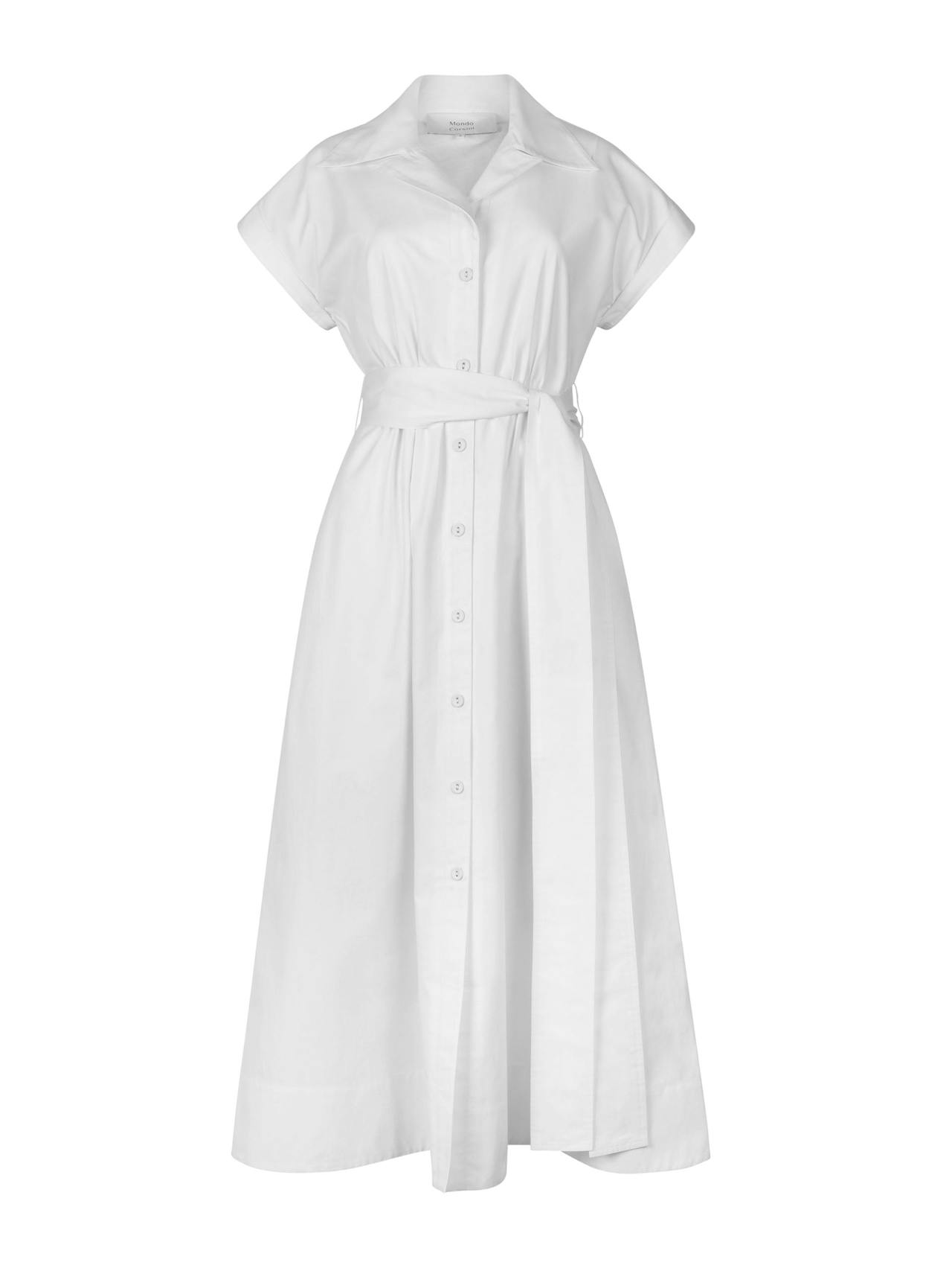 Lucy pearl cotton twill dress