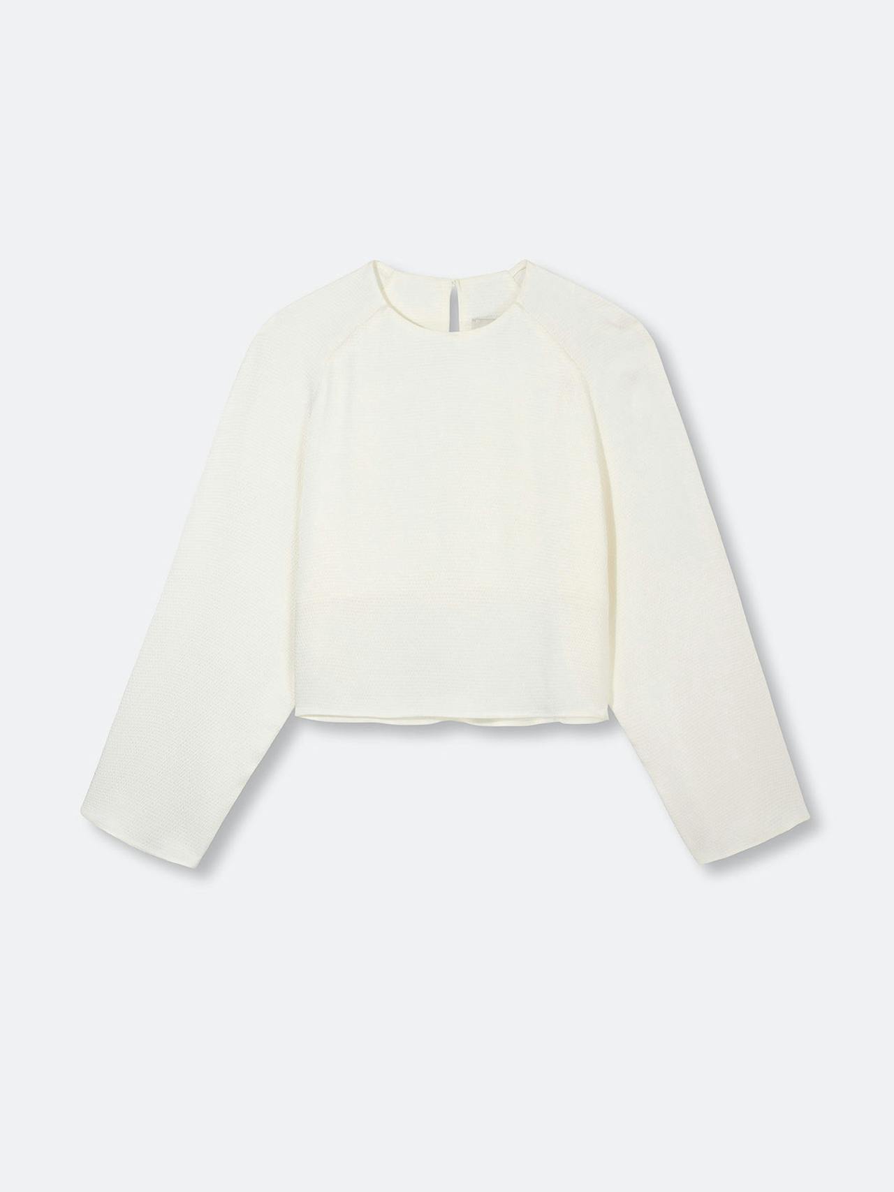 Frank off white long sleeve top