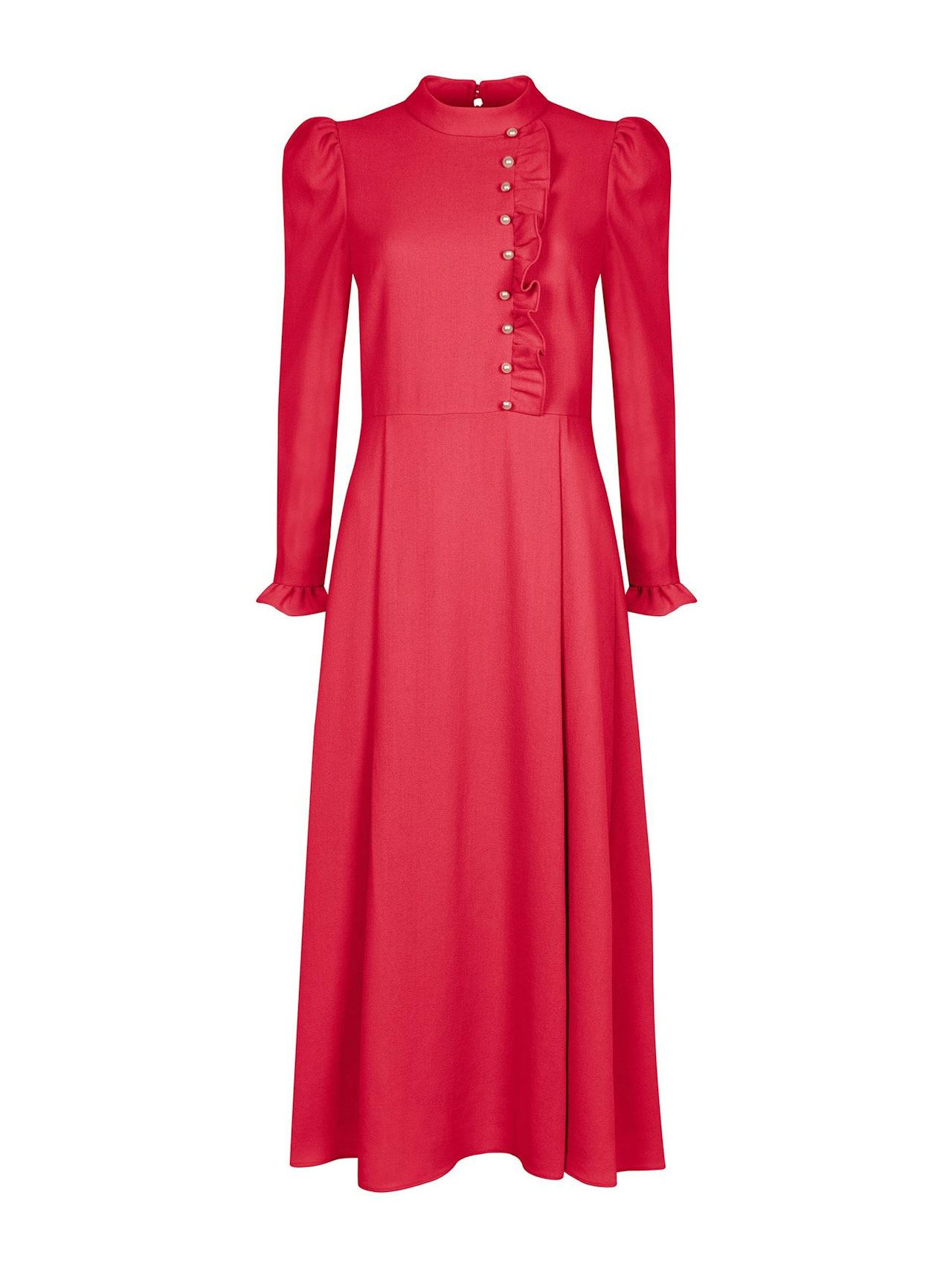Crimson Christina dress