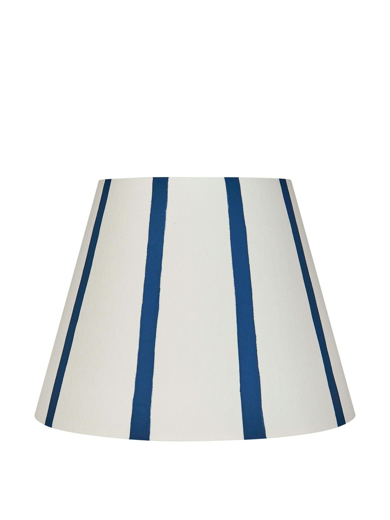 Dark blue stripe lampshade
