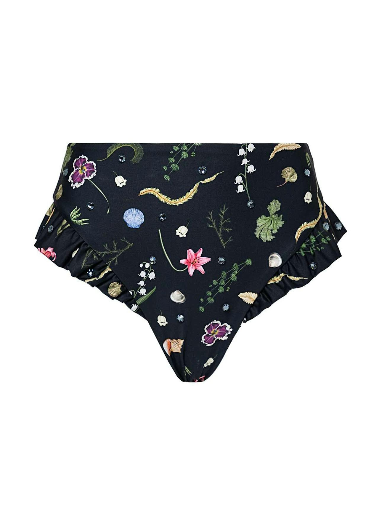 Jengibre Tesoro embroidered bikini bottom