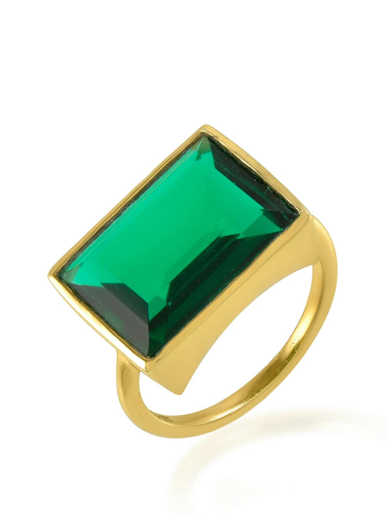 Dark emerald Lenny ring