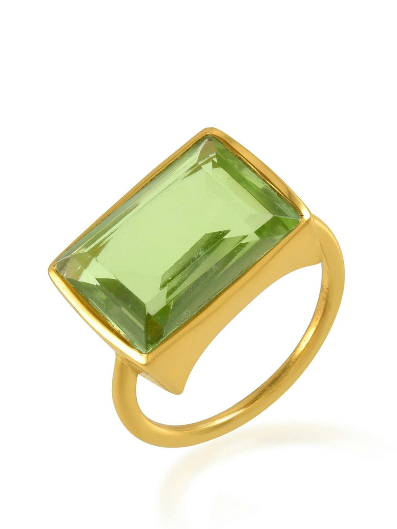 Soft green Lenny ring