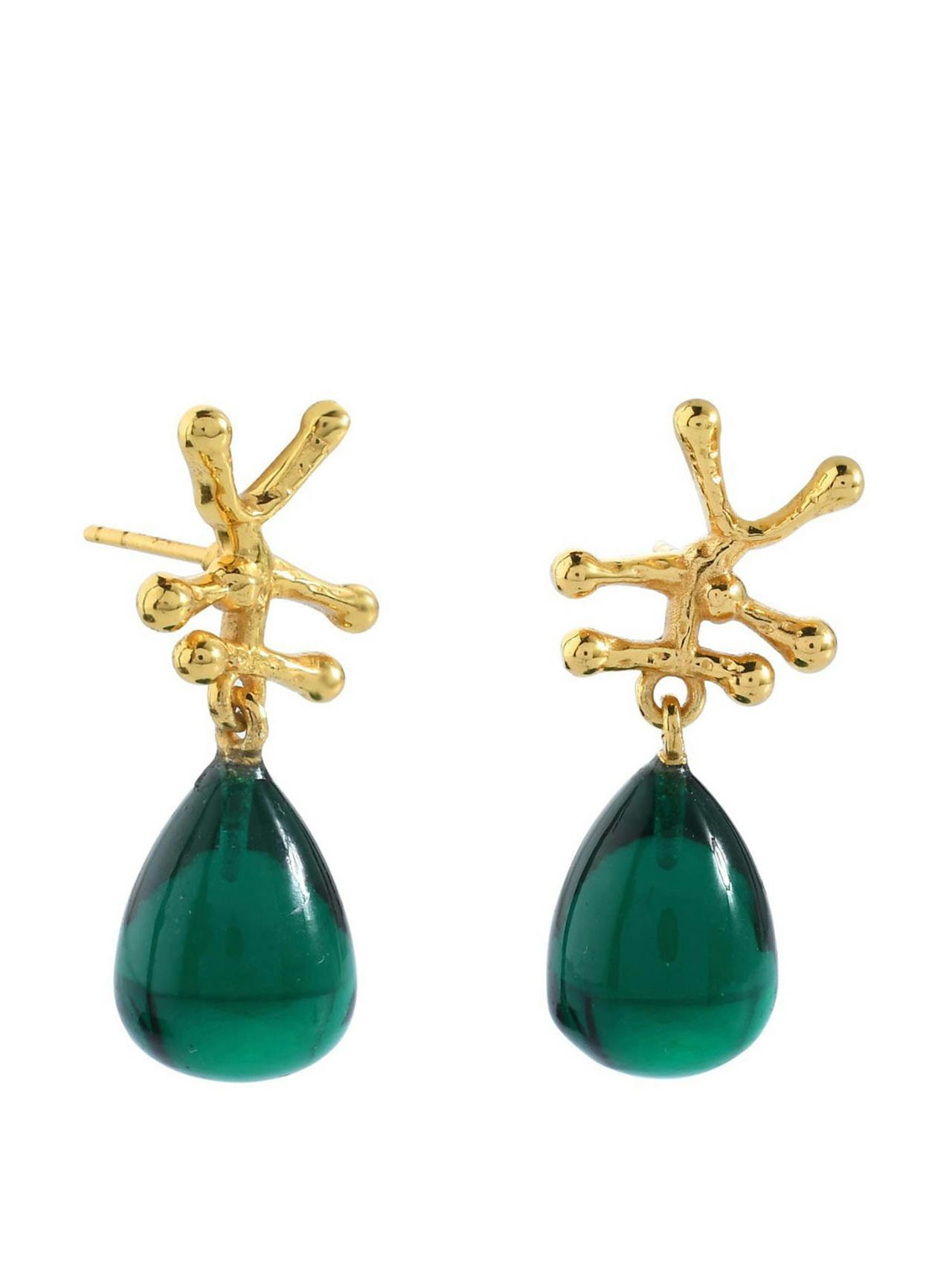 Emerald Nuria earrings