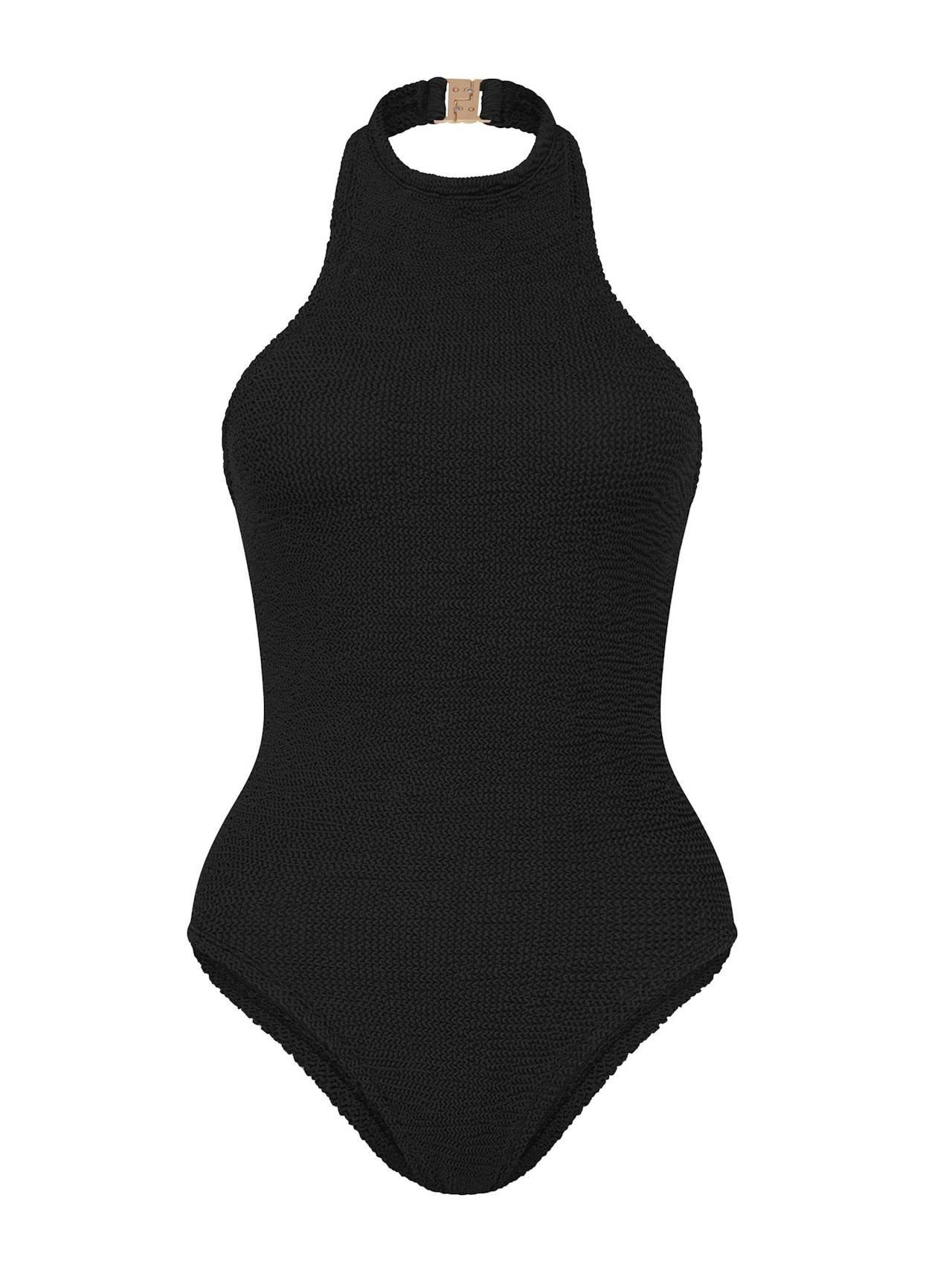 Black Polly halterneck swimsuit