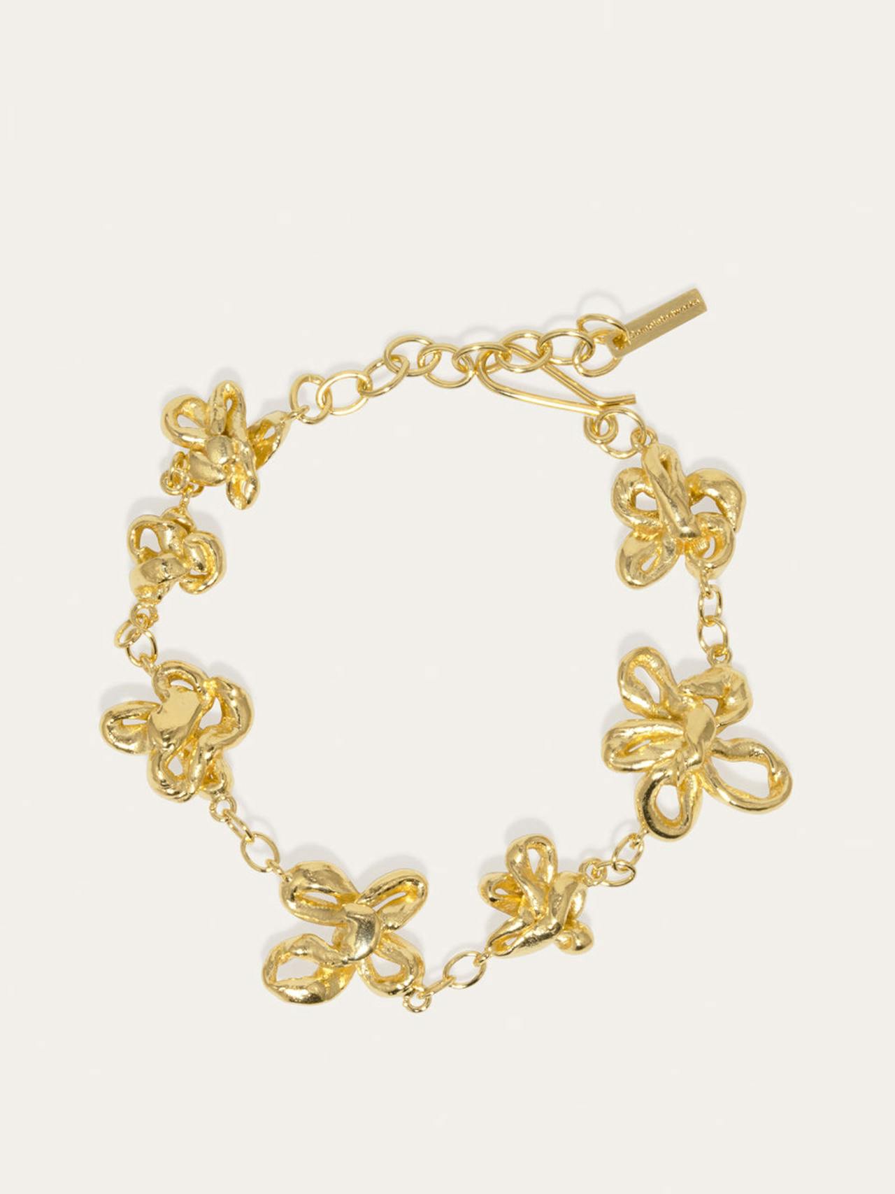 The Past Within The Present gold plated bracelet