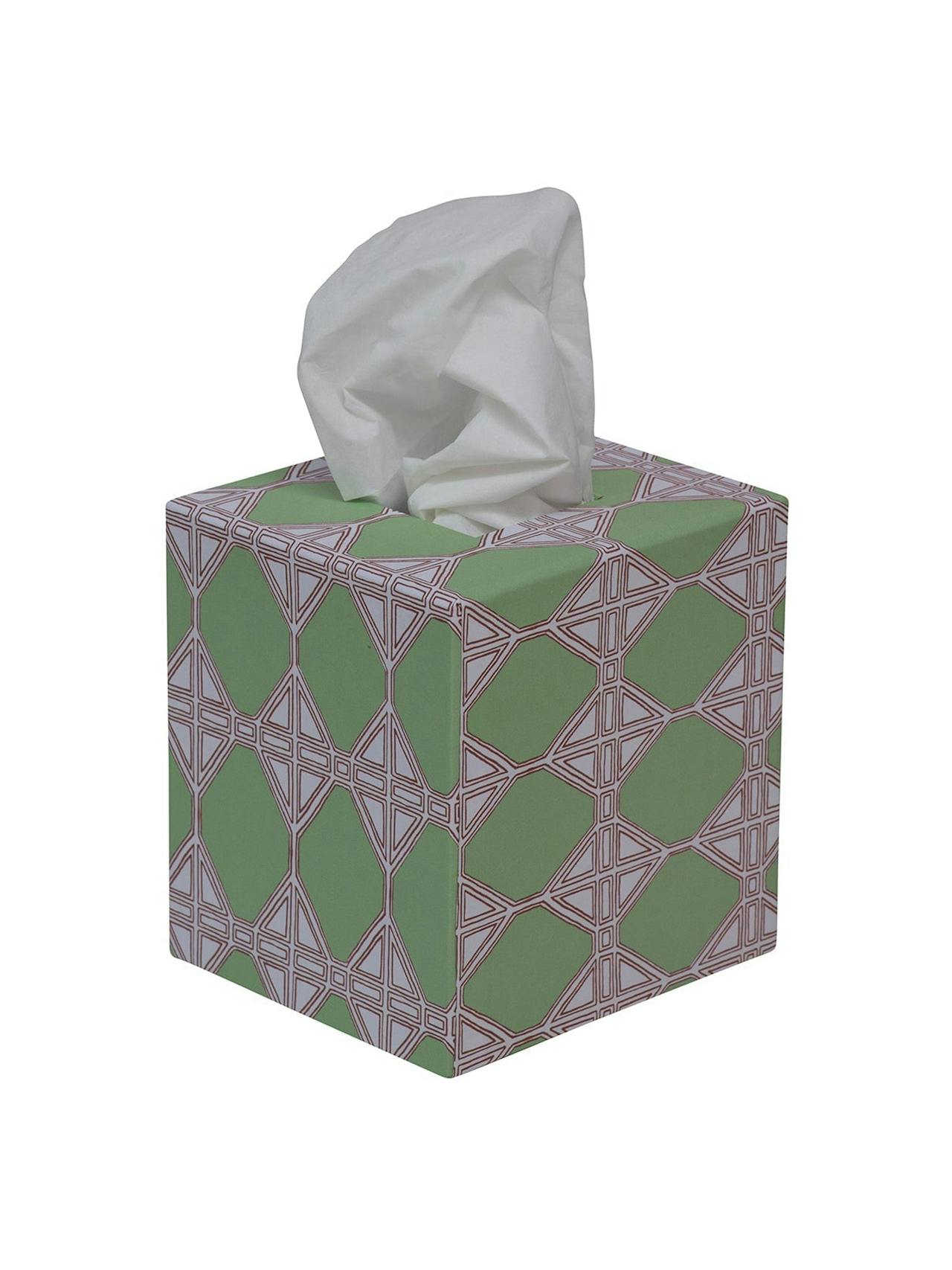 Romarong loko green tissue box cover