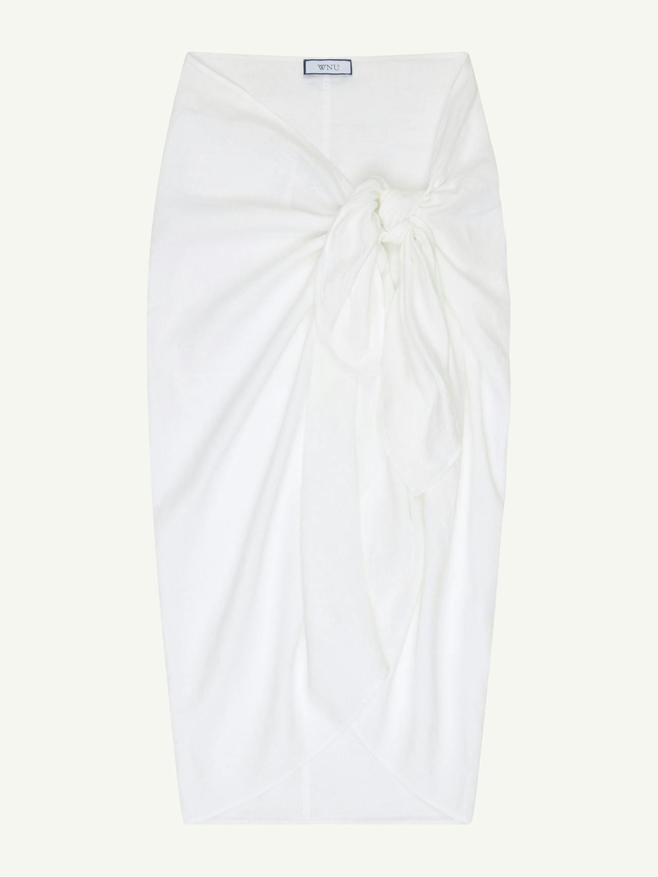 The sarong hemp, white
