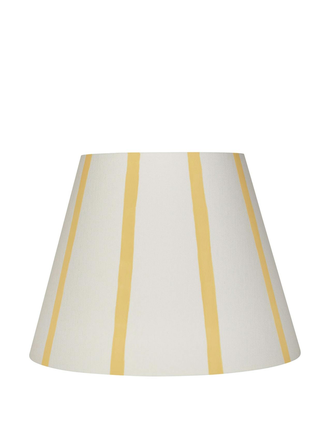 Yellow stripe lampshade
