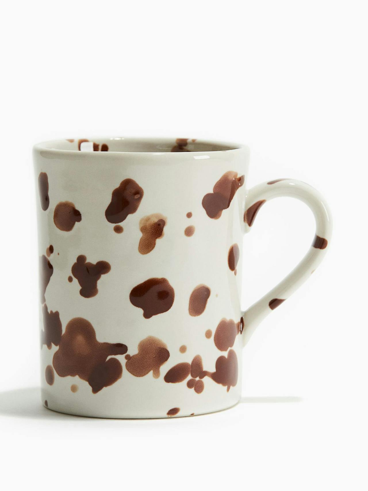 Speckled-glaze stoneware mug
