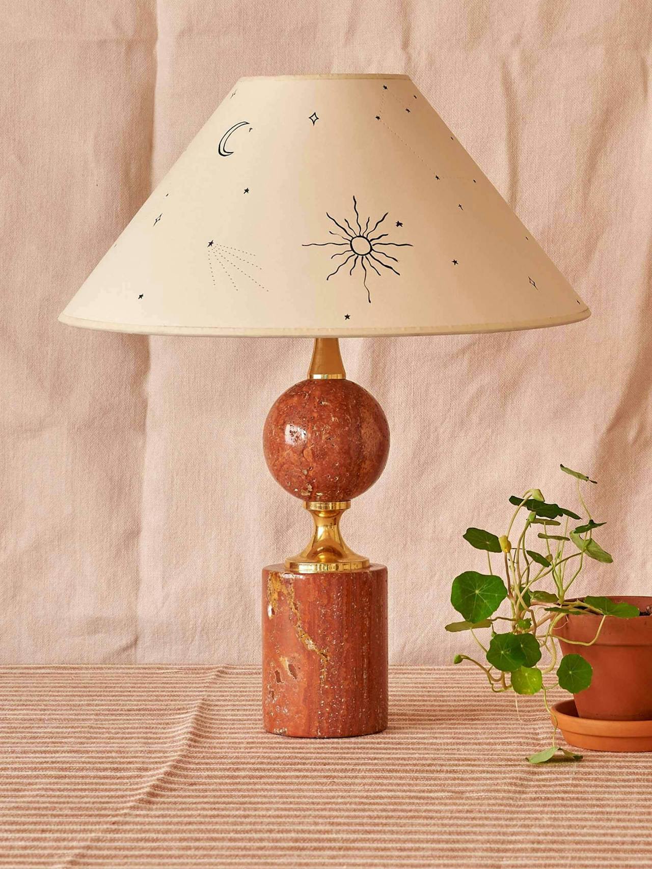 Medium cone Celestial lampshade