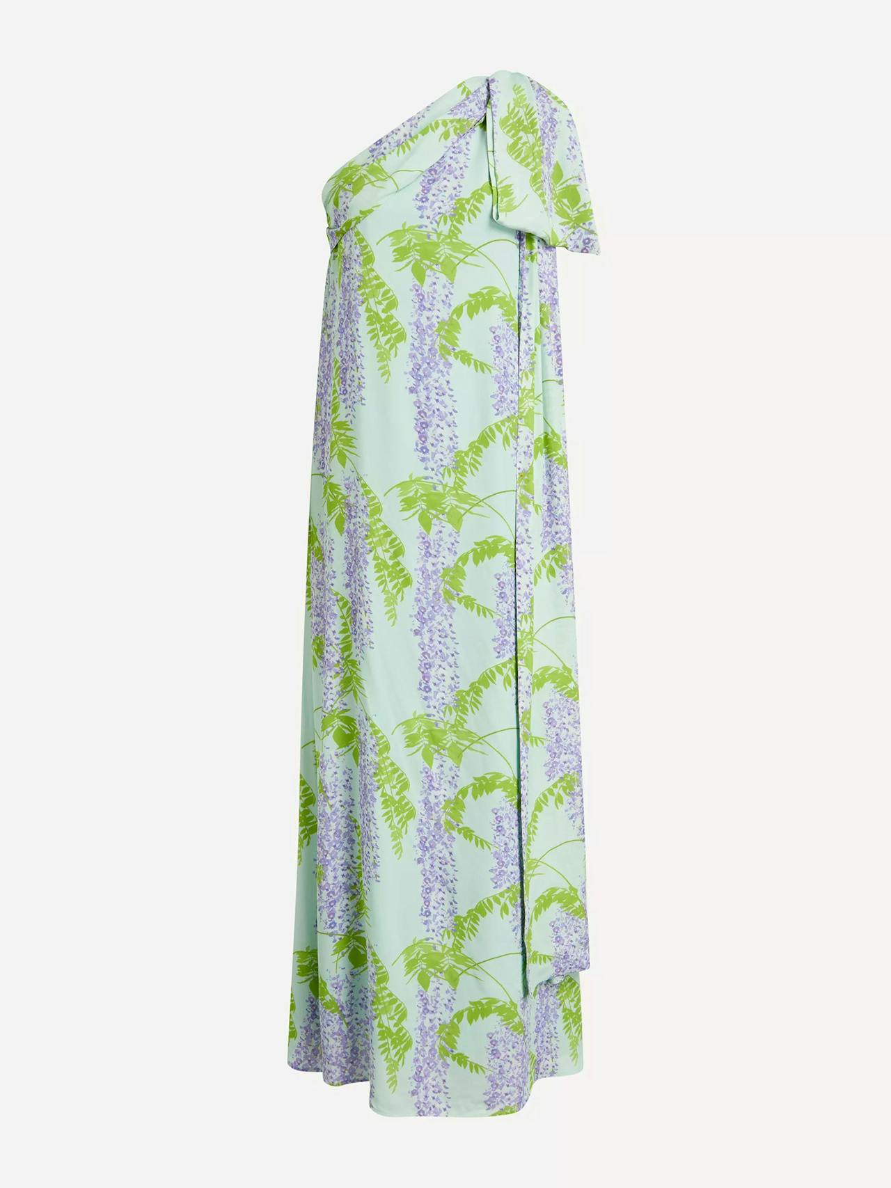 Gala wisteria linen dress