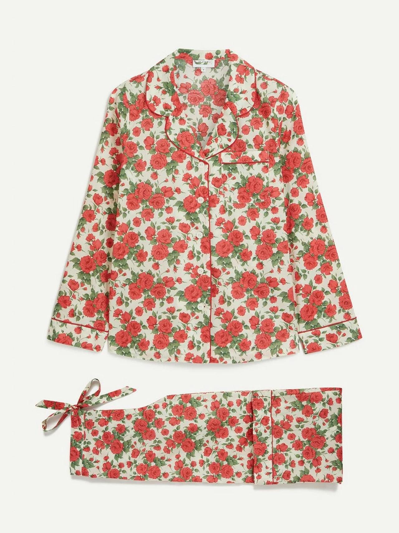Carline rose tana cotton classic pyjama set