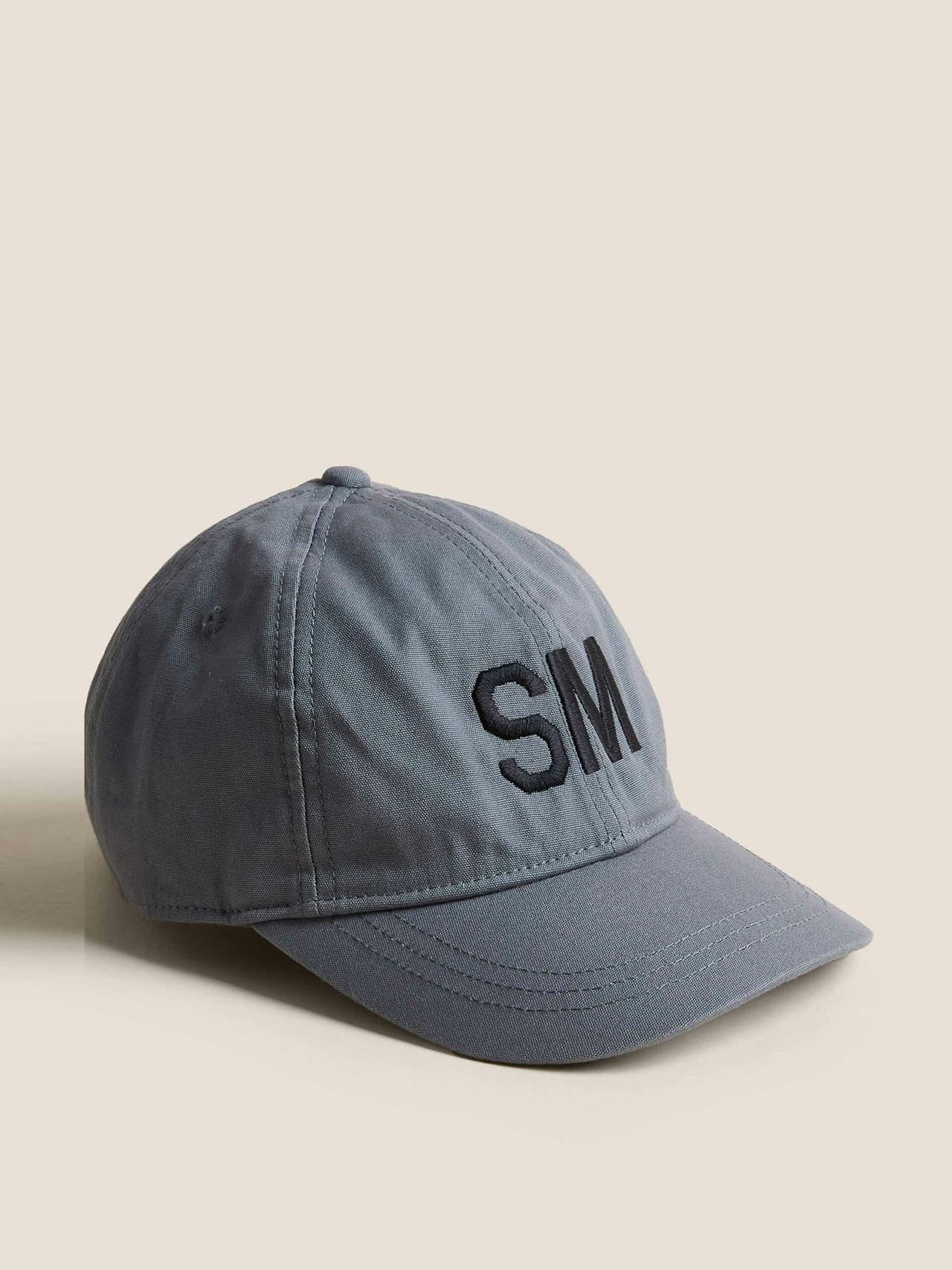 Personalised cotton-poplin baseball cap