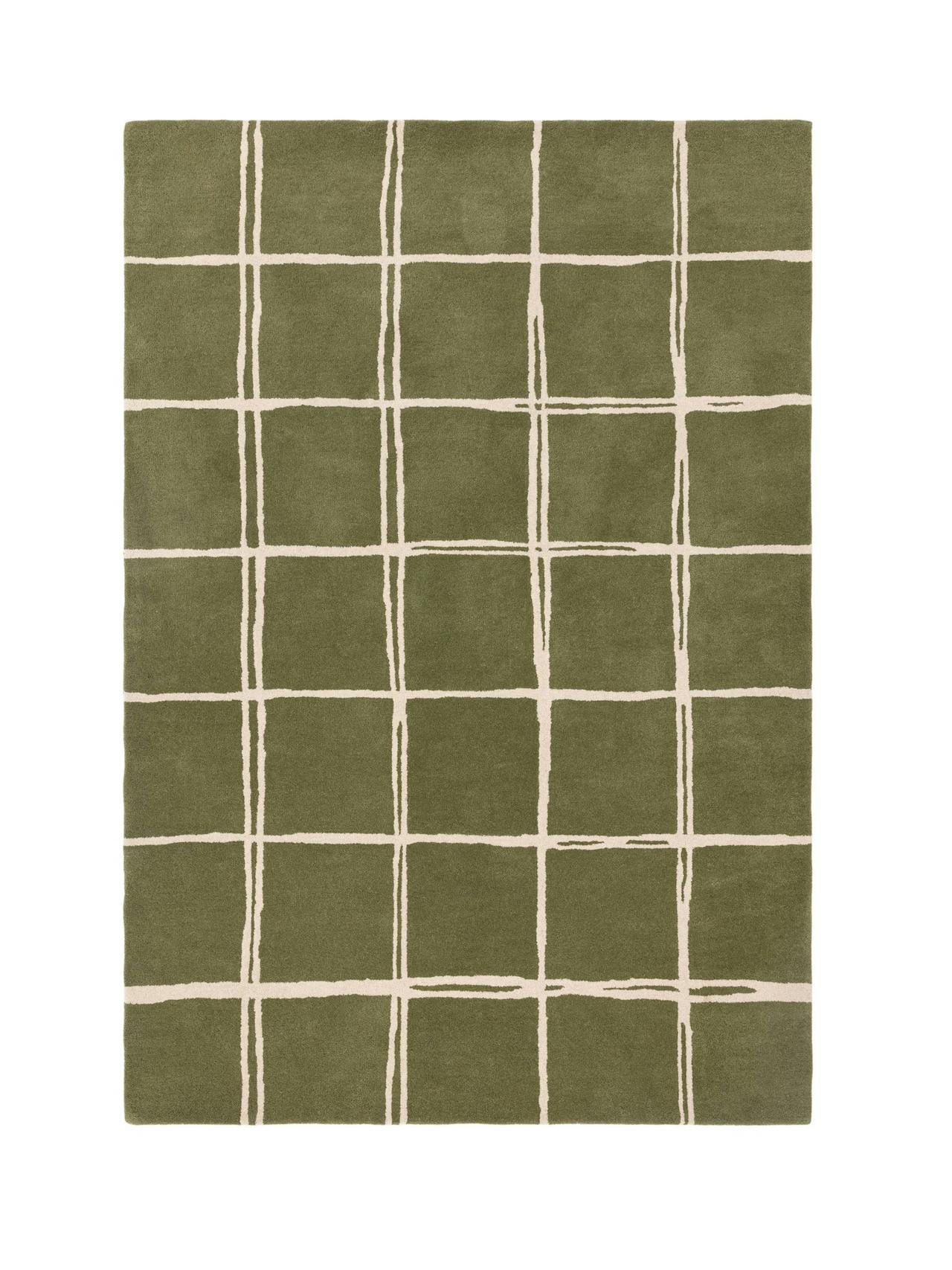 Albany hand-tufted wool rug in Green