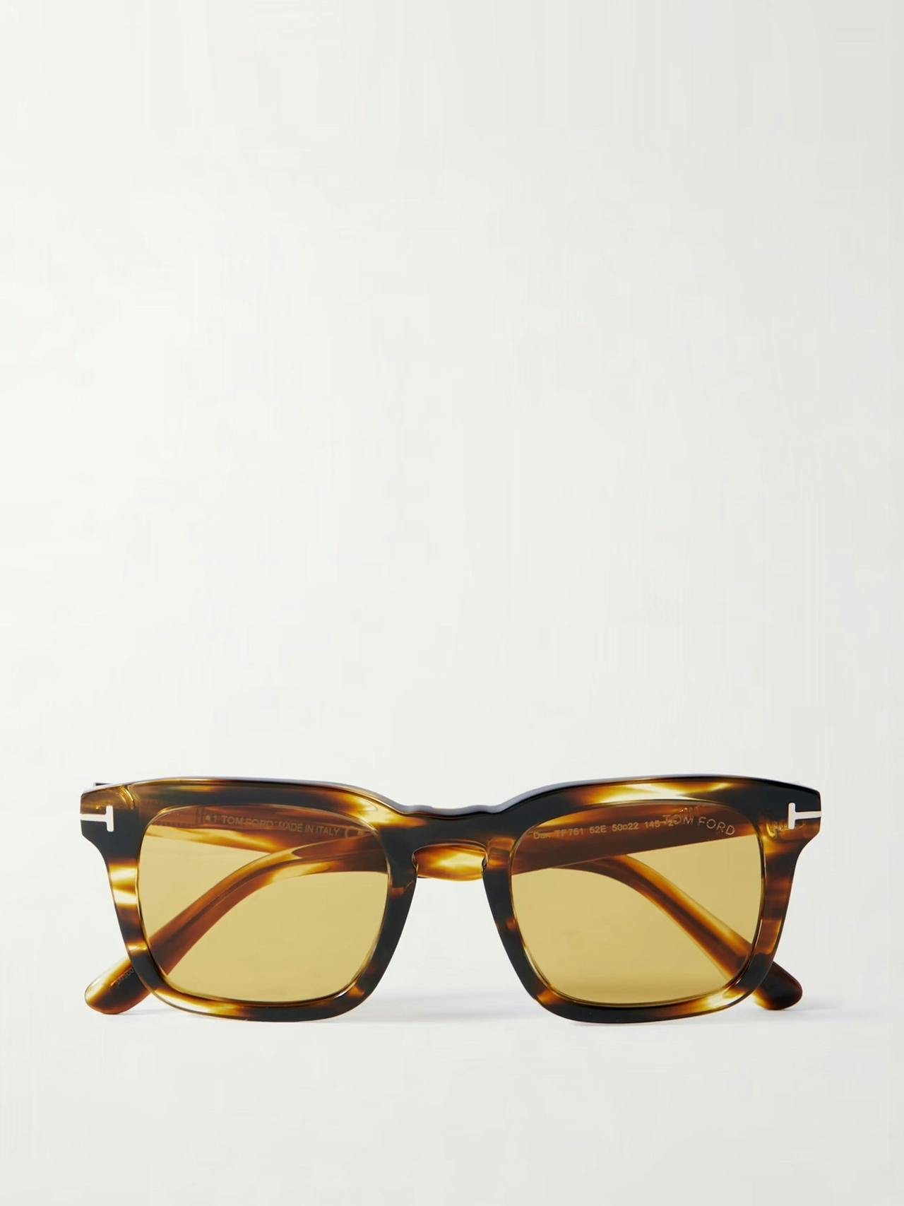 Dax D-frame tortoishell acetate sunglasses