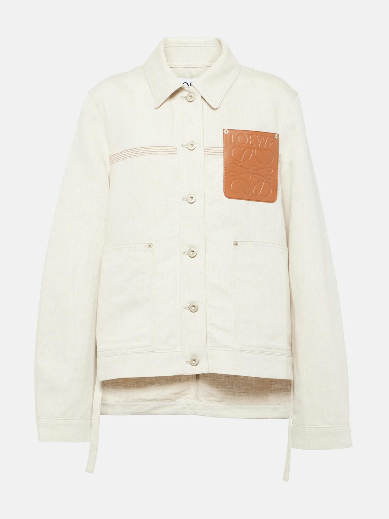 Cotton and linen jacket