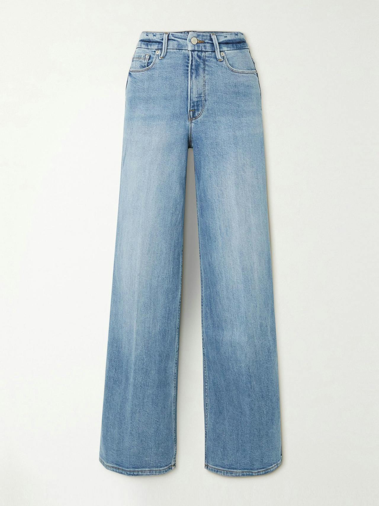 Good Skate recycled high-rise wide-leg jeans