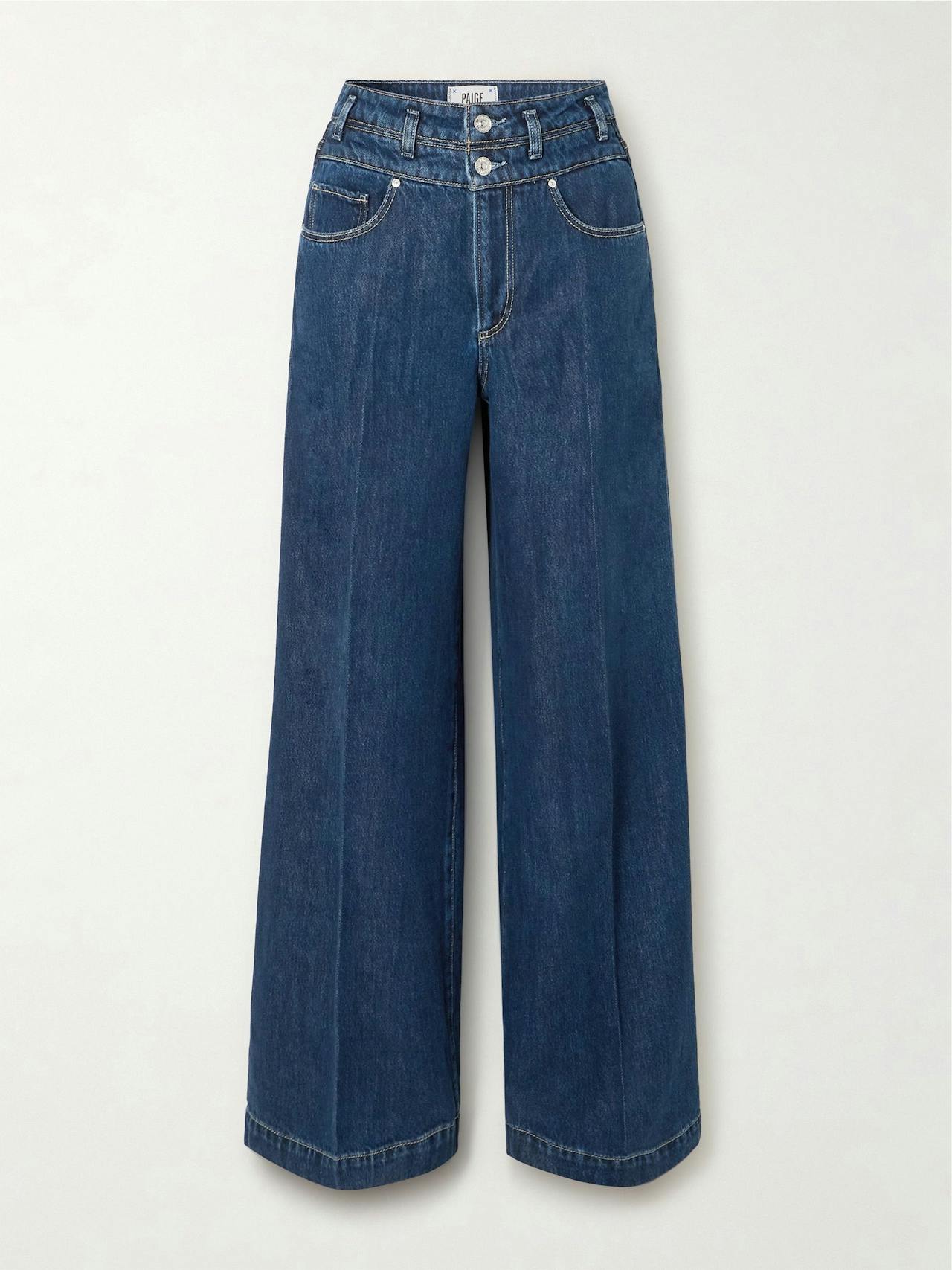Portial high-rise wide-leg jeans