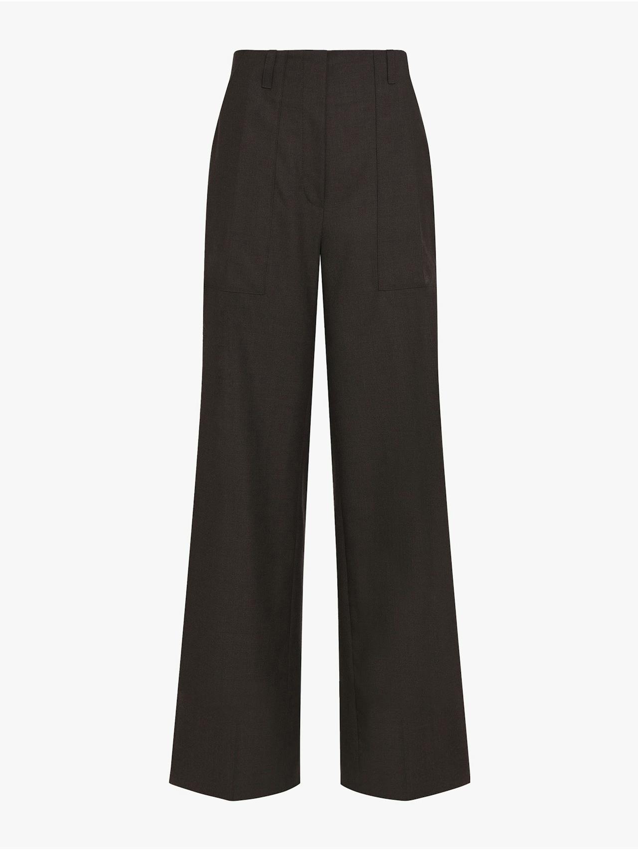 Brown wool Ruth trousers