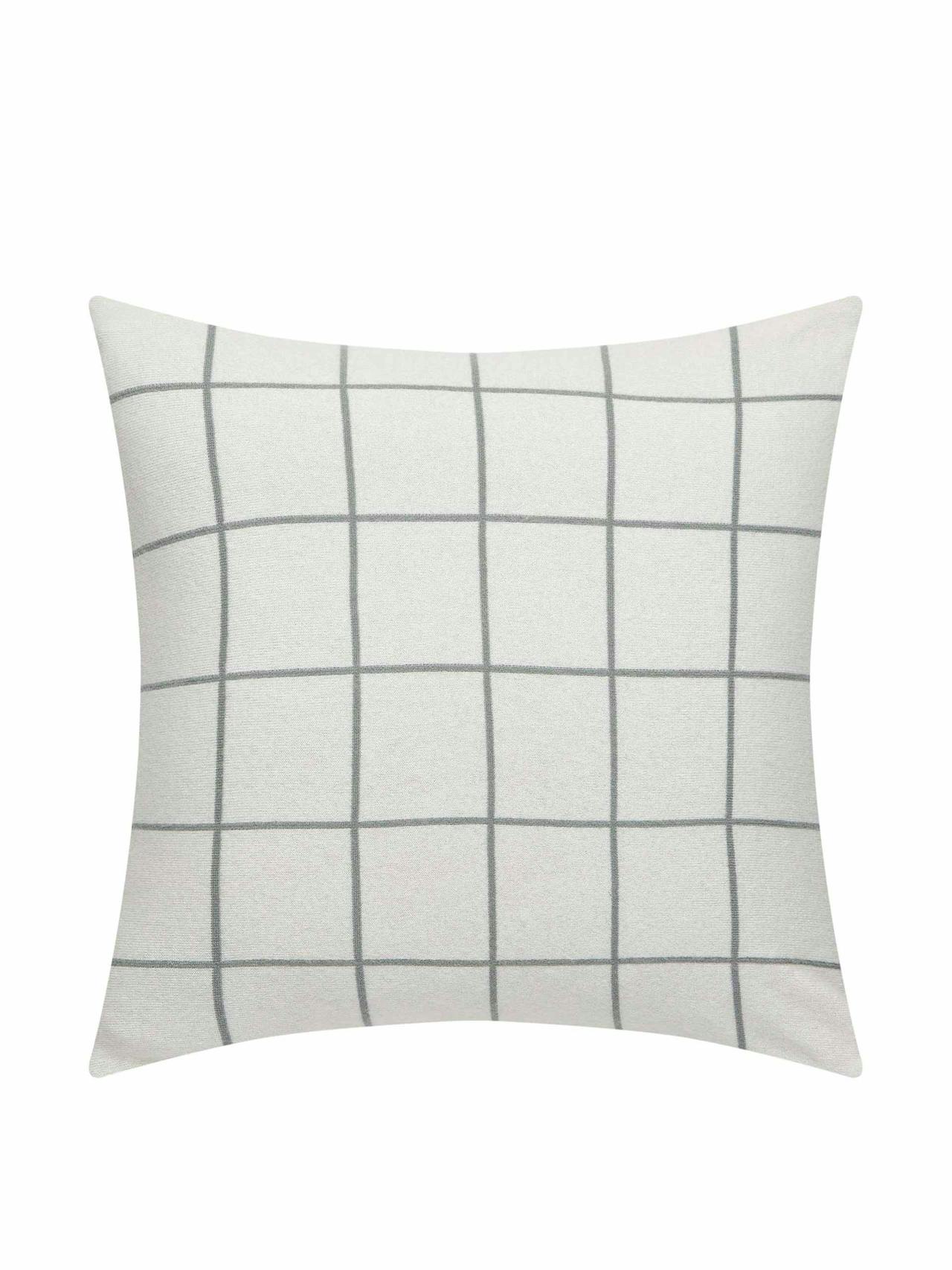 Patchwork cashmere cushion