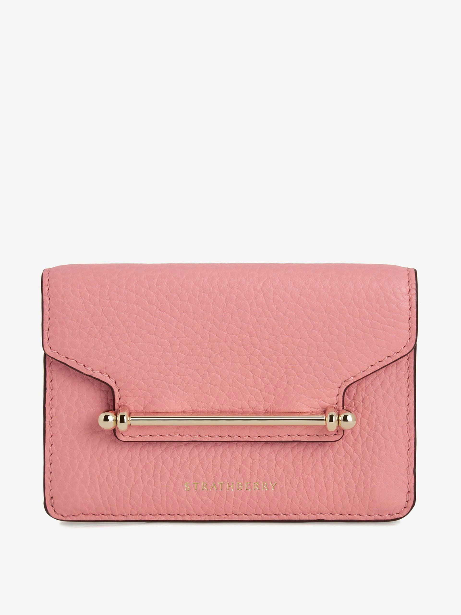 Candy pink Multrees compact wallet