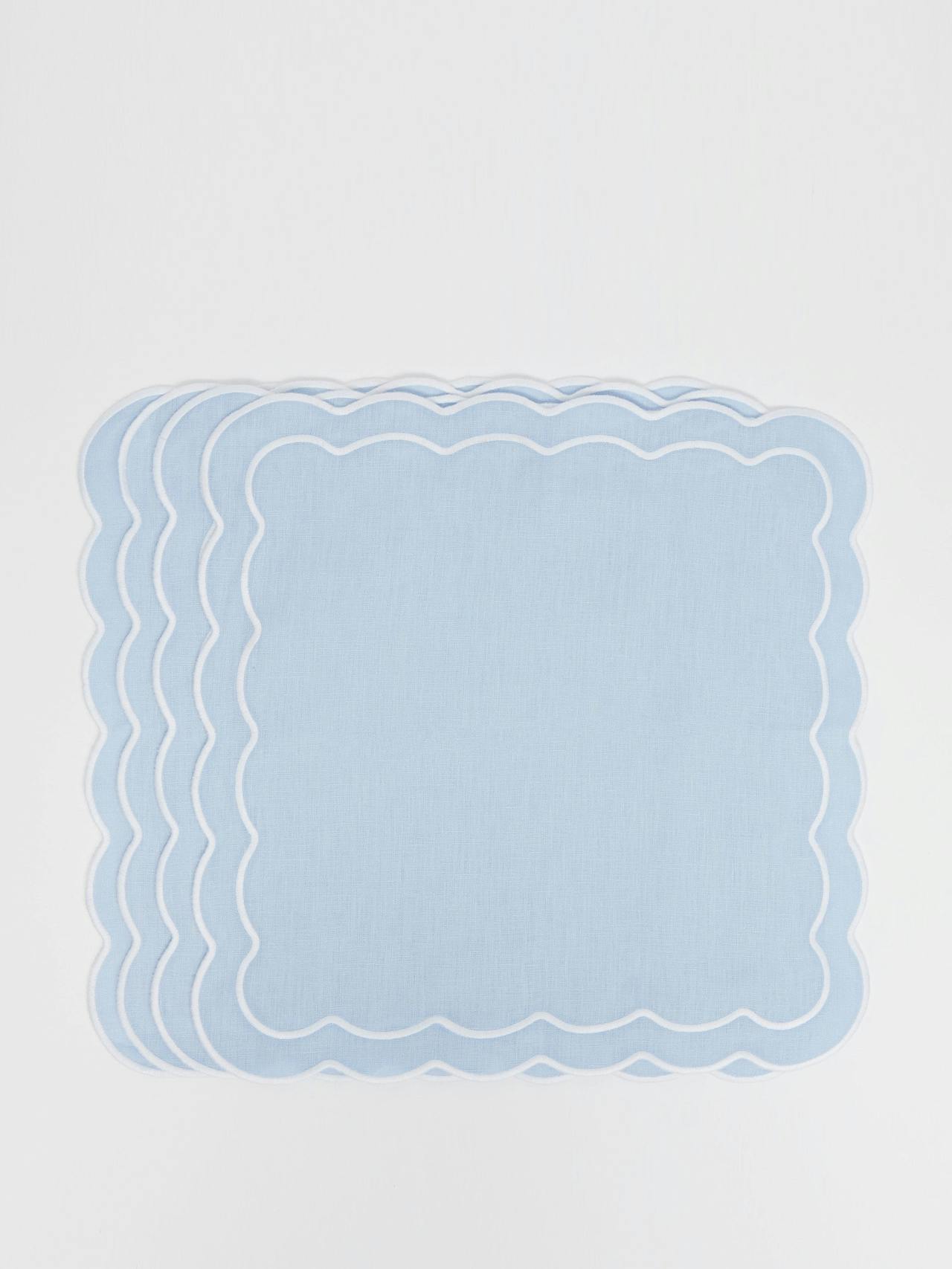 Bella blue napkins, set of 4