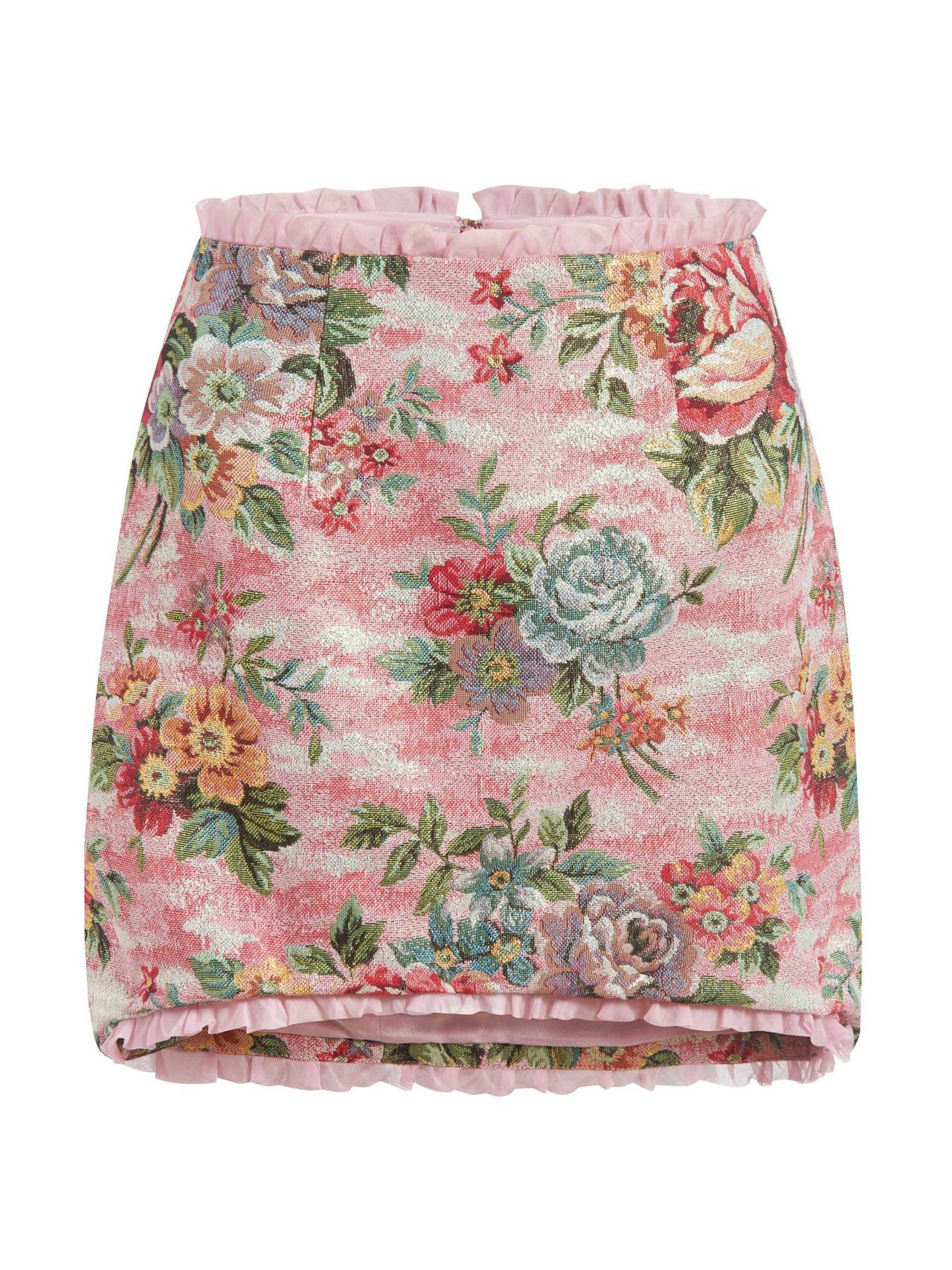 Rose tapestry Sophie mini skirt