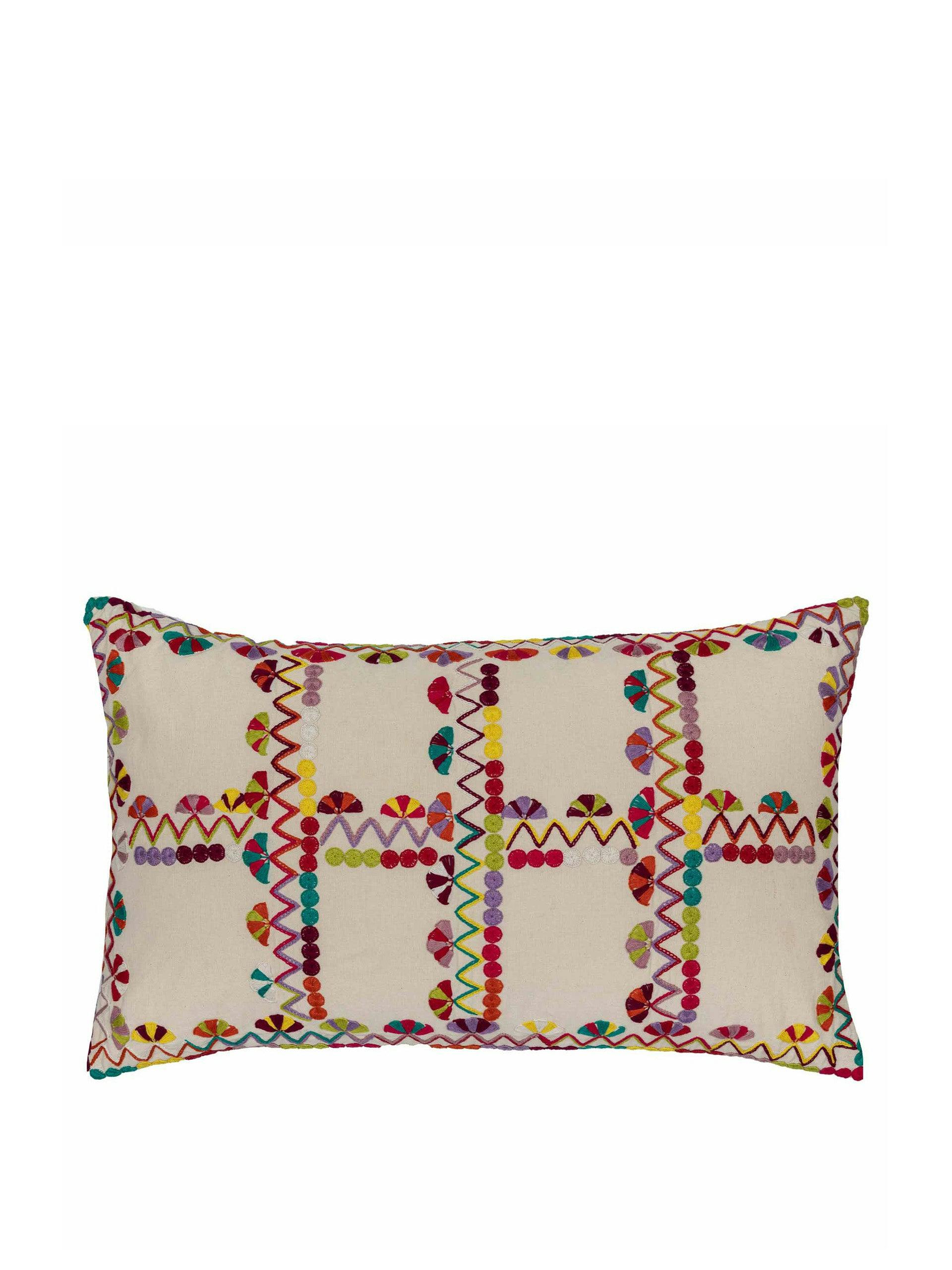 Multicoloured Chiapas cushion