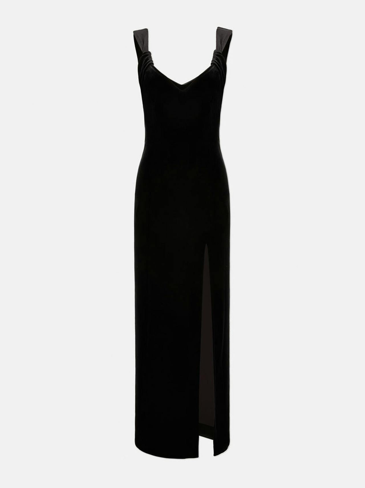 Black velvet Liza dress