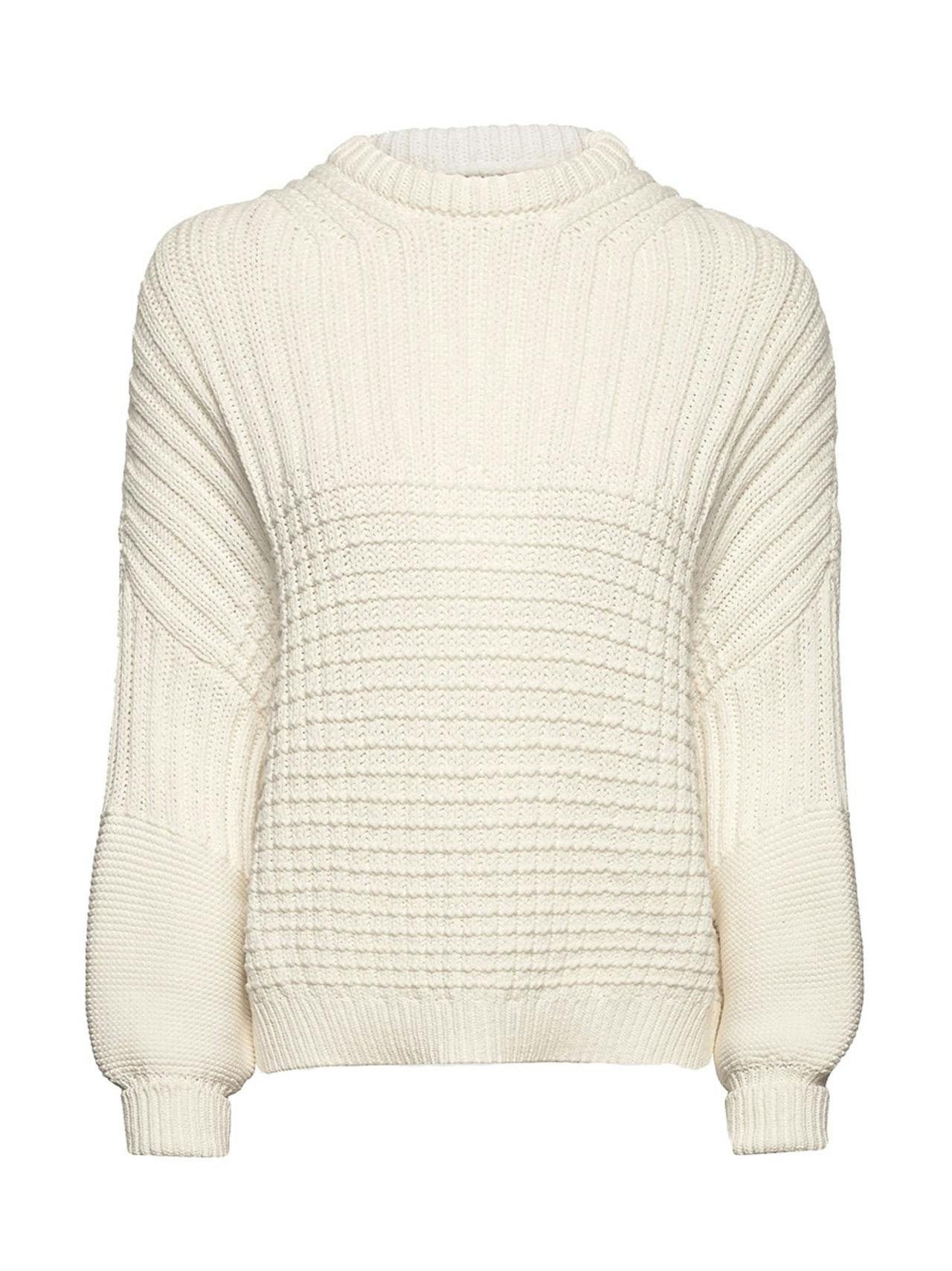 Delčia off-white cotton sweater
