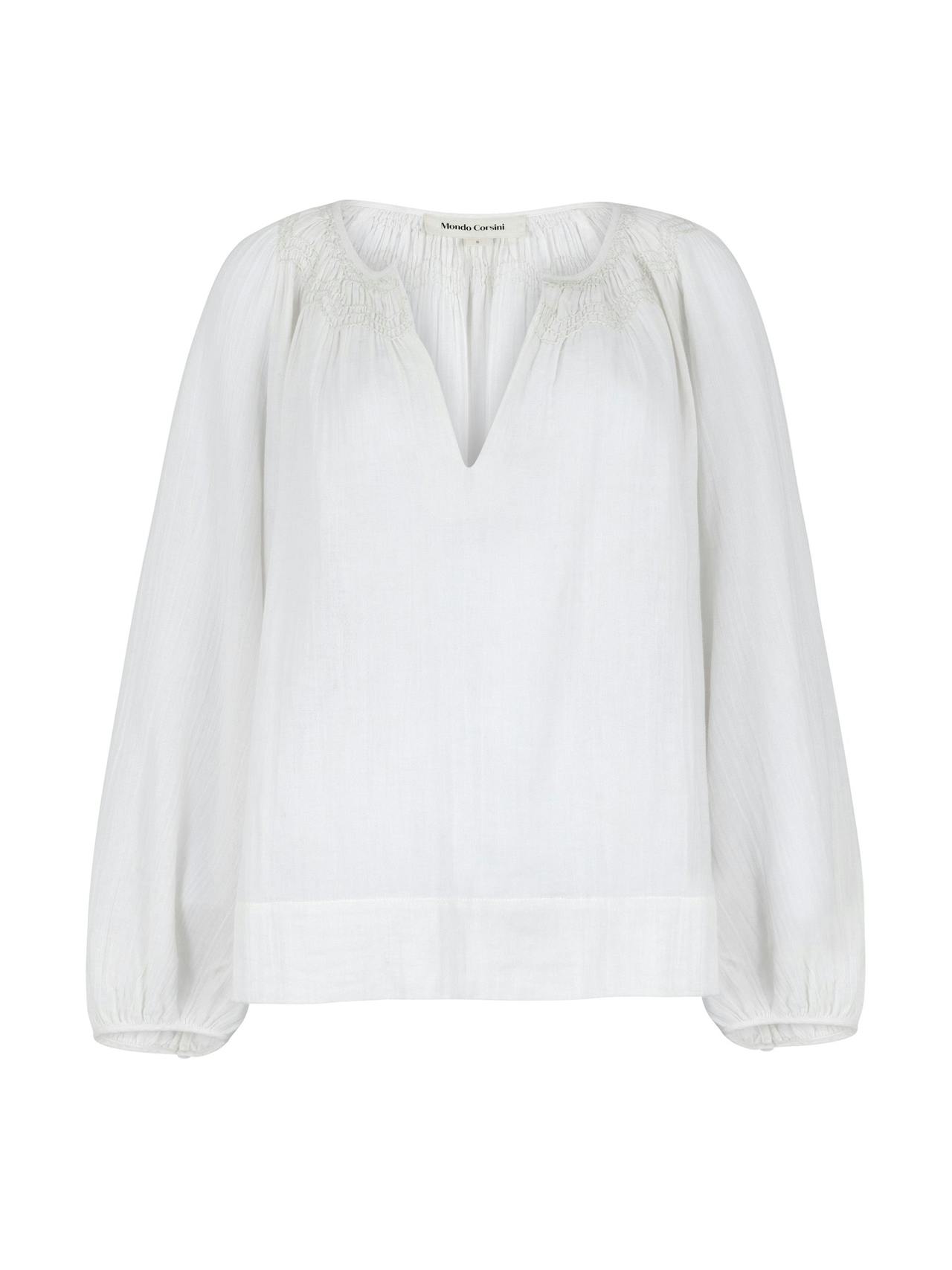Elizabeth panna cotton blouse