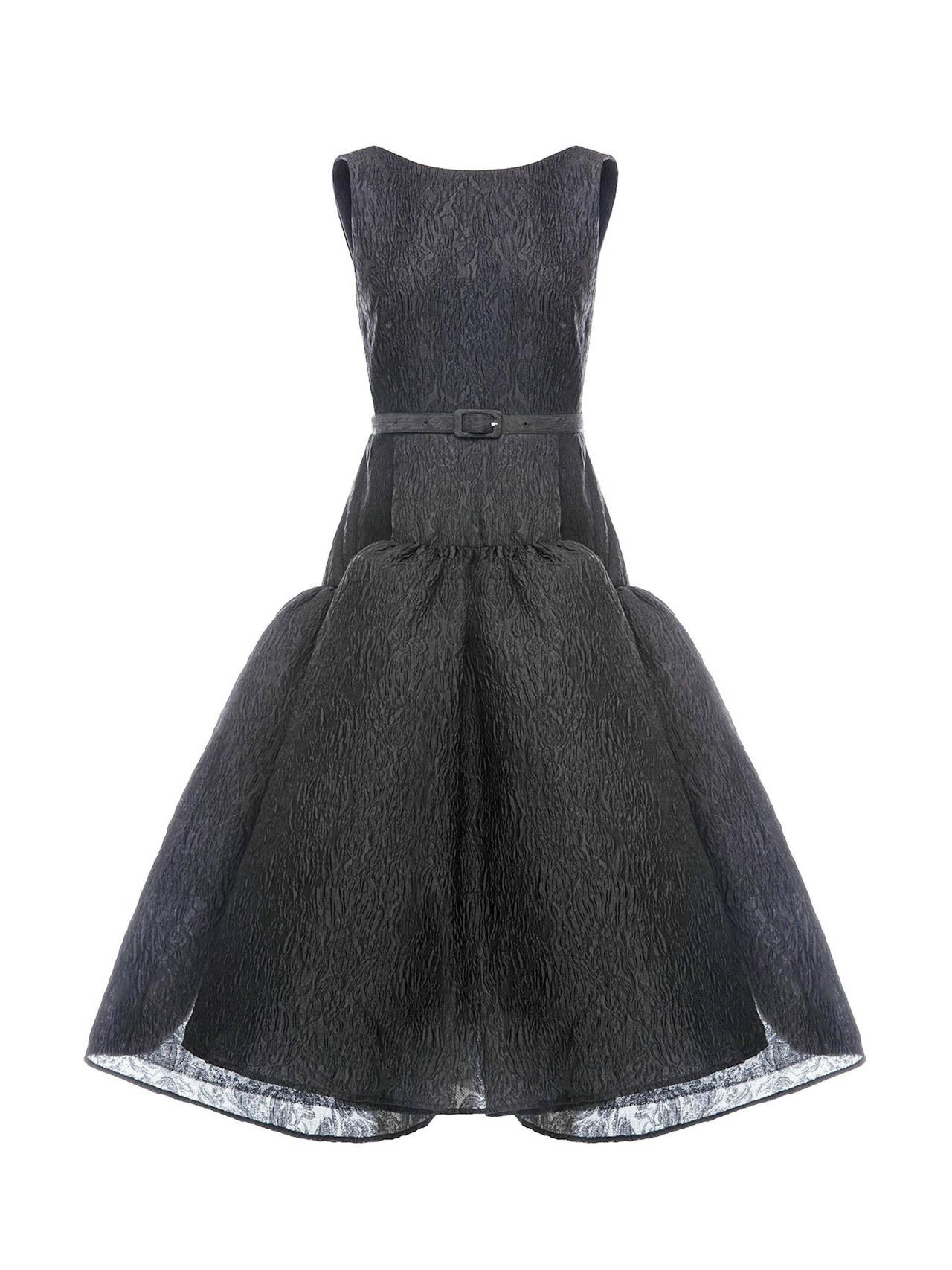 Black jacquard Audrey dress