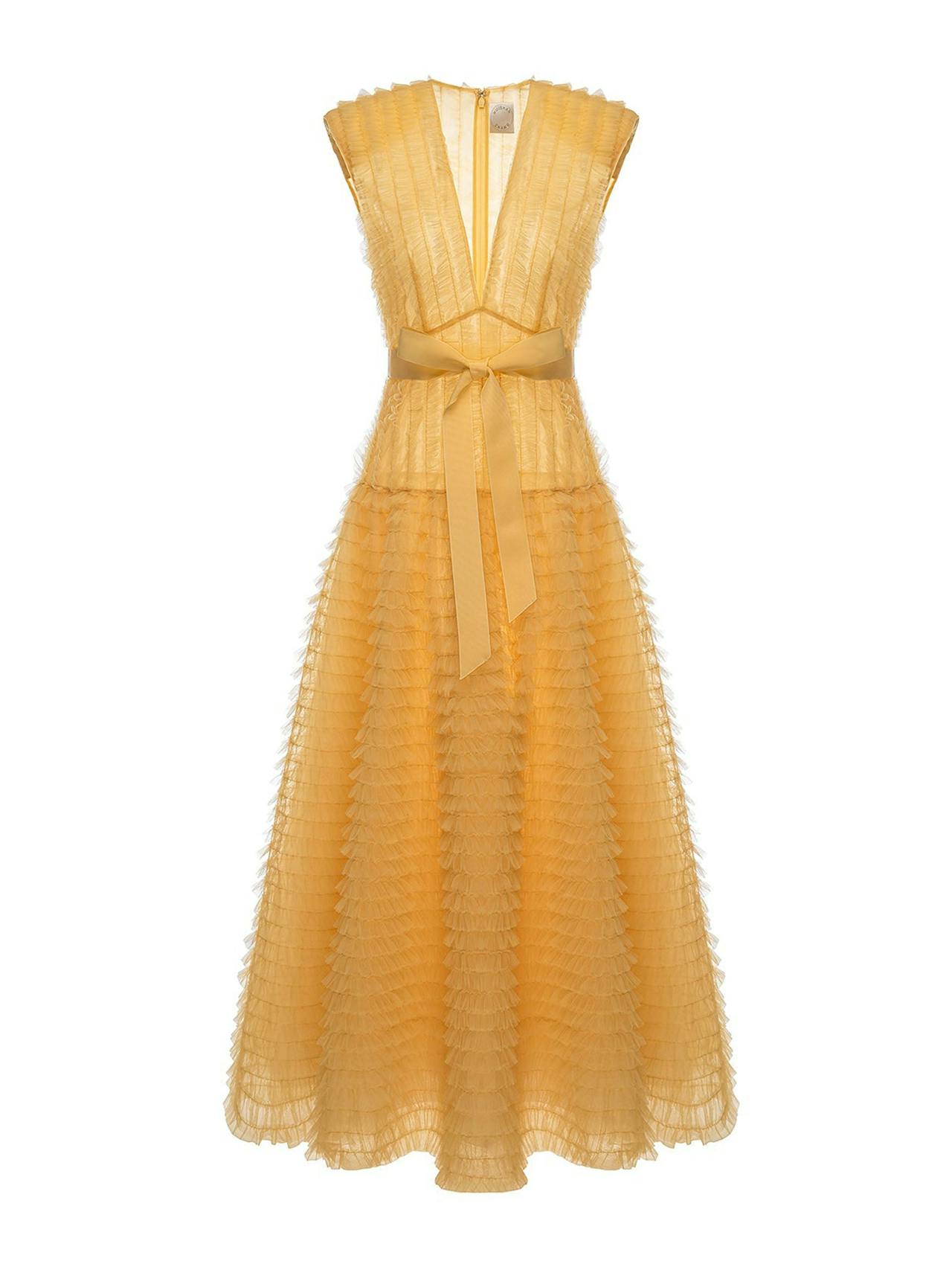 Buttercup embroidered tulle Gertrude dress