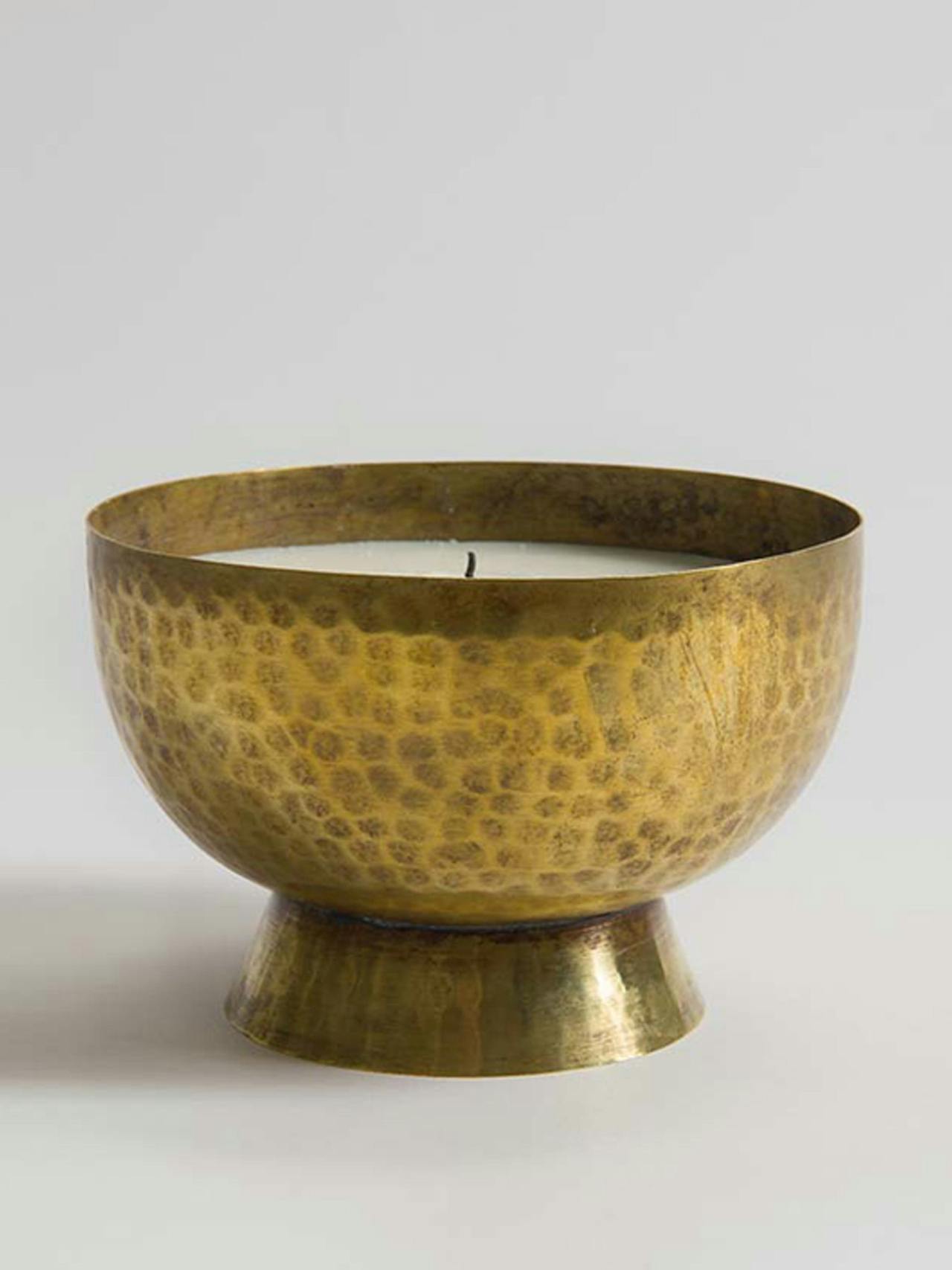Irrawaddy brass candle bowl
