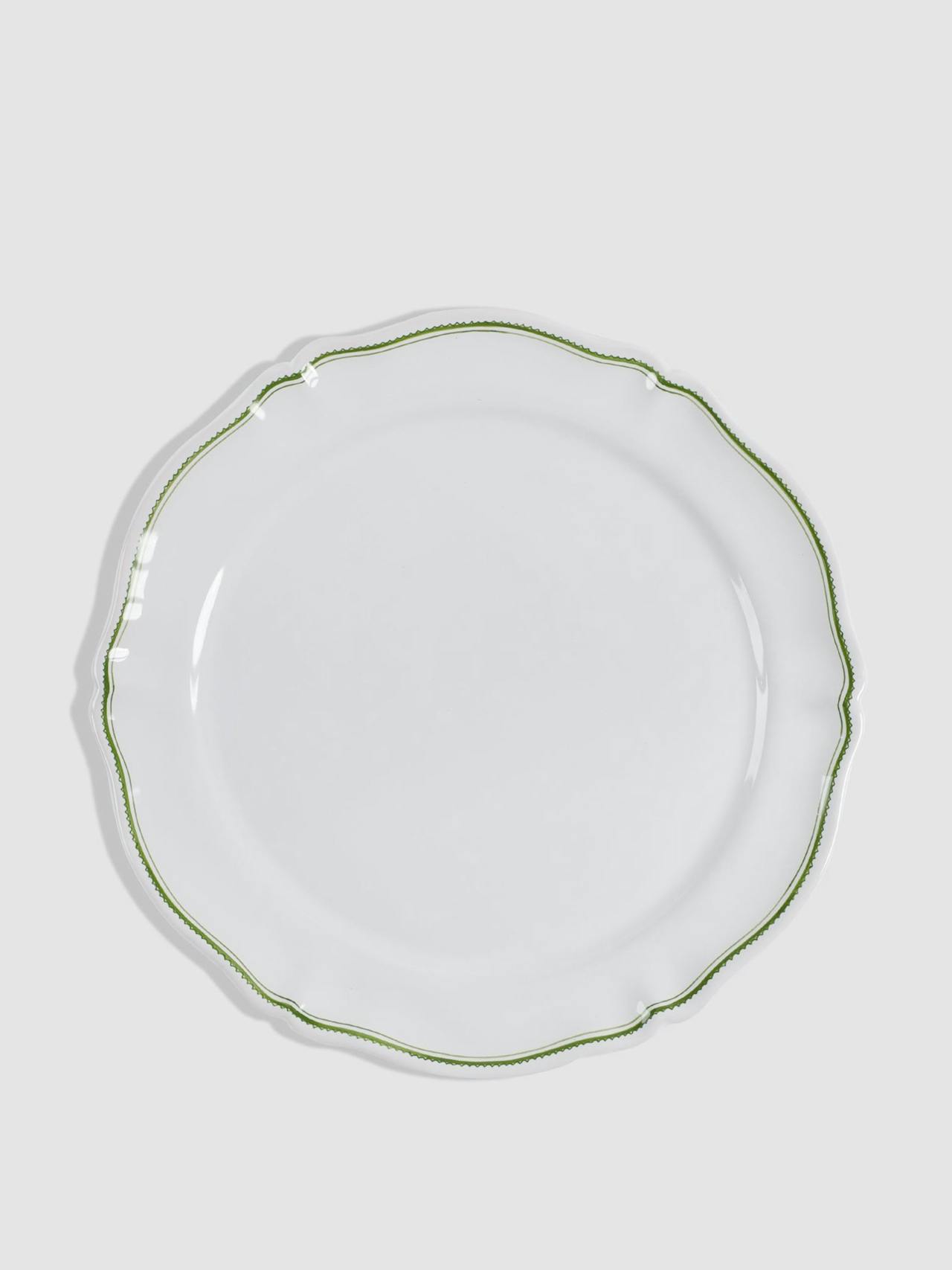 Green L'Horizon large dinner plate