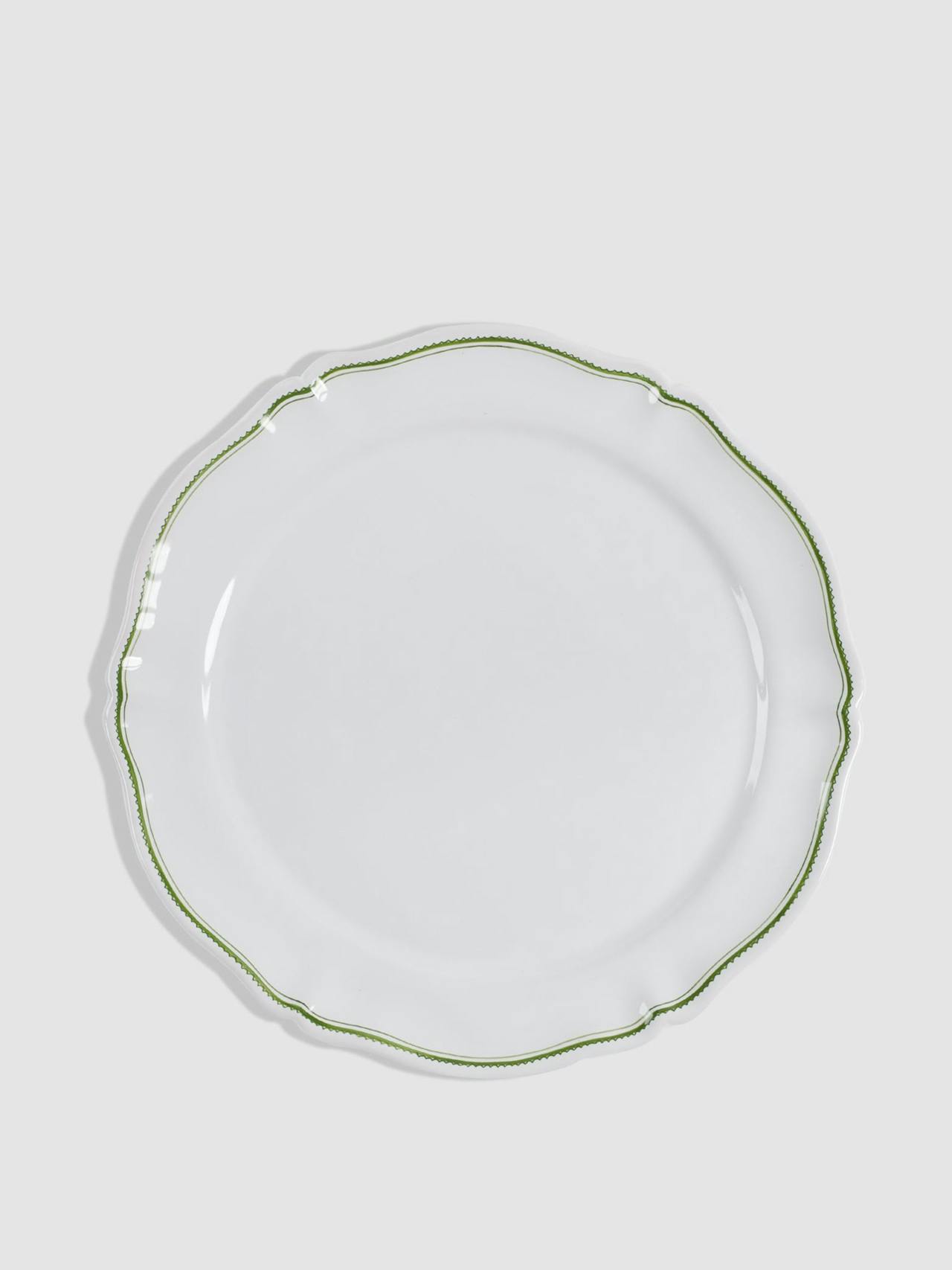 Green L'Horizon dinner plate