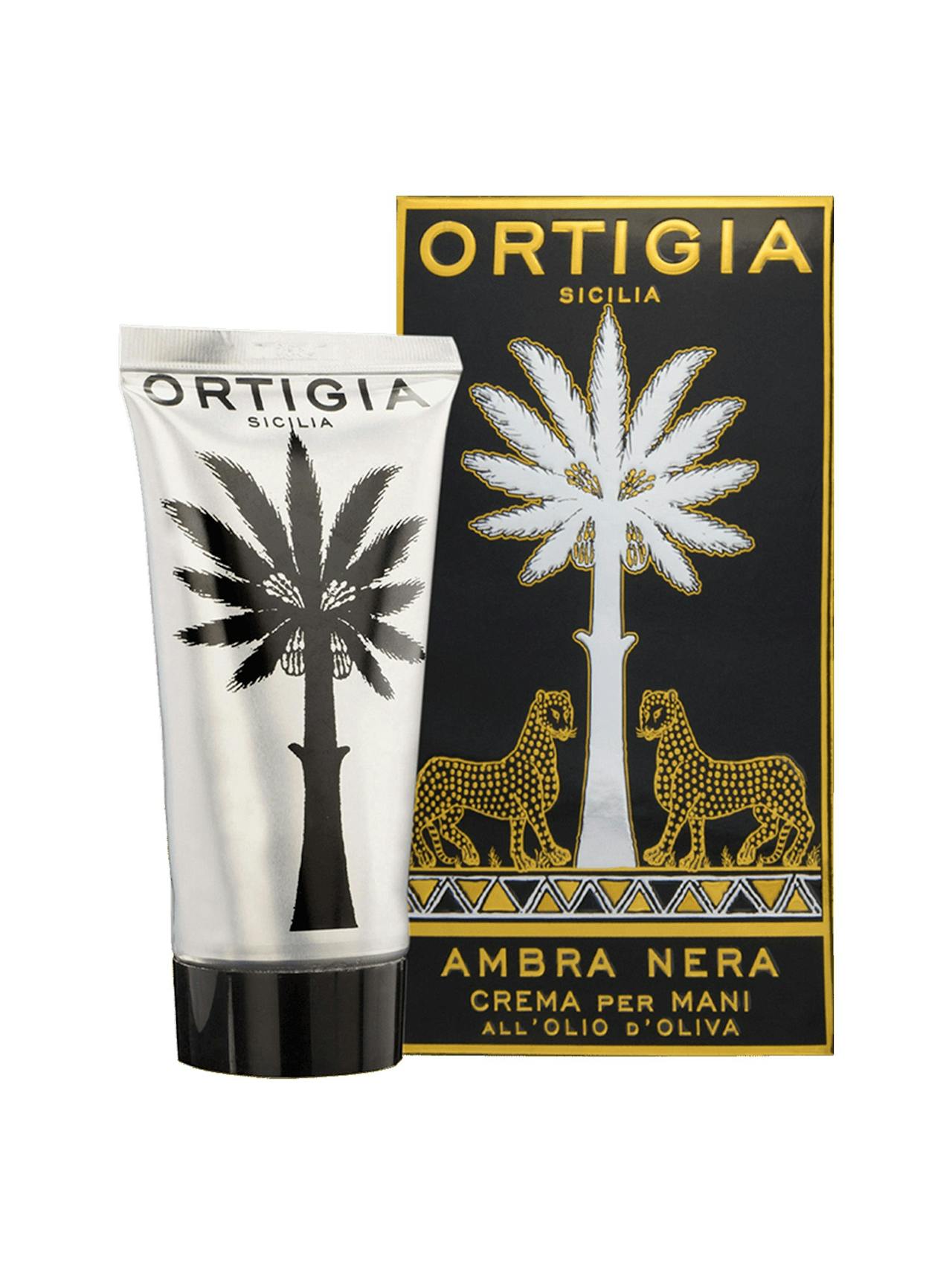 Ortigia hand cream 80ml Ambra Nera
