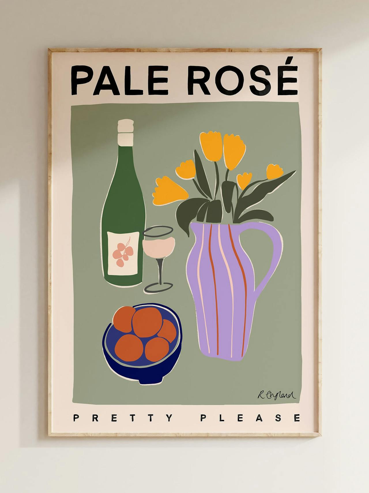 Pale Rosé fine art print