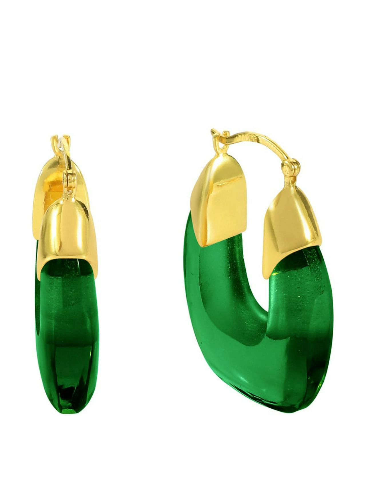 Emerald Rafelli earrings