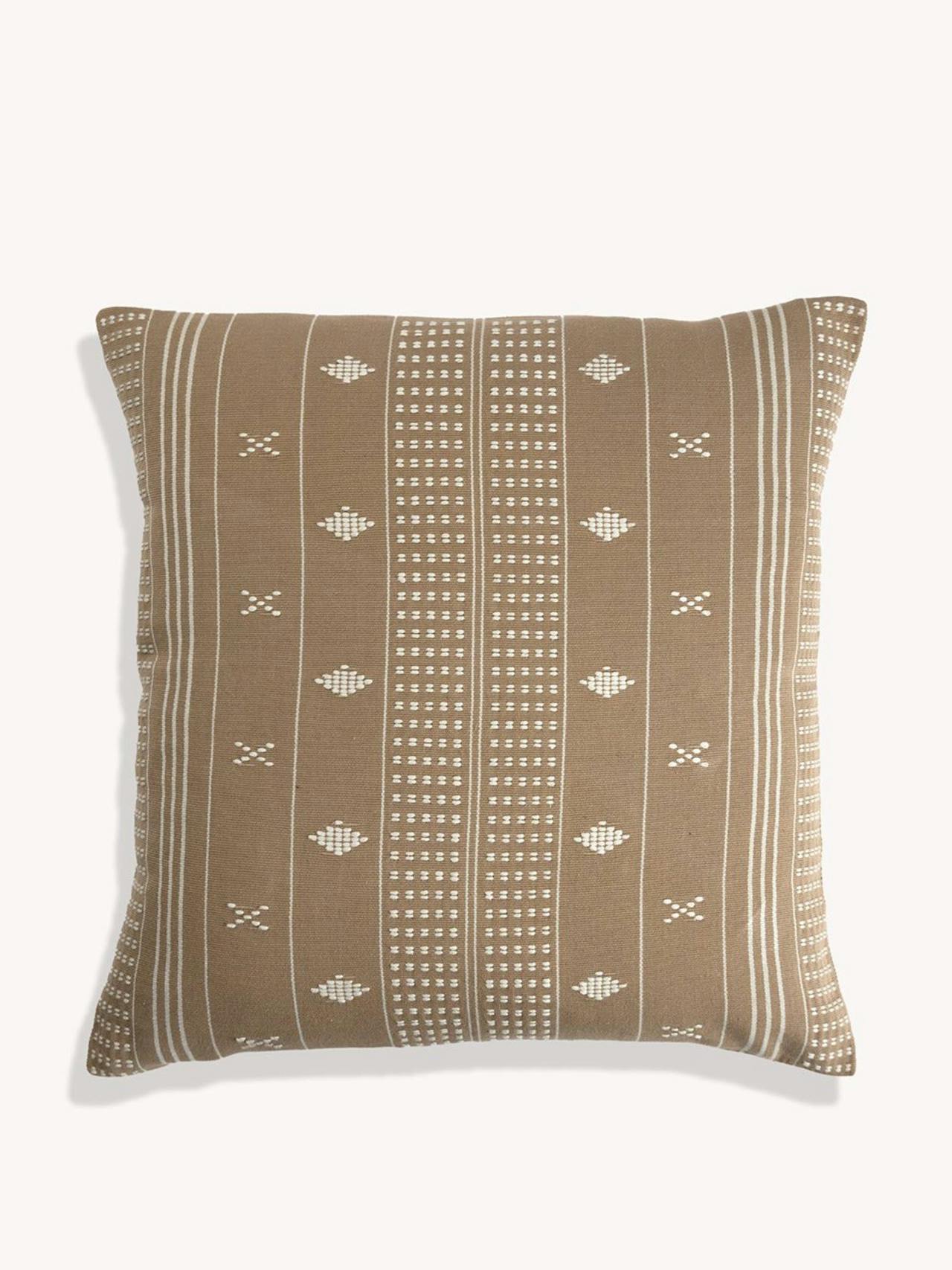 Brown Emiliano handwoven cushion cover