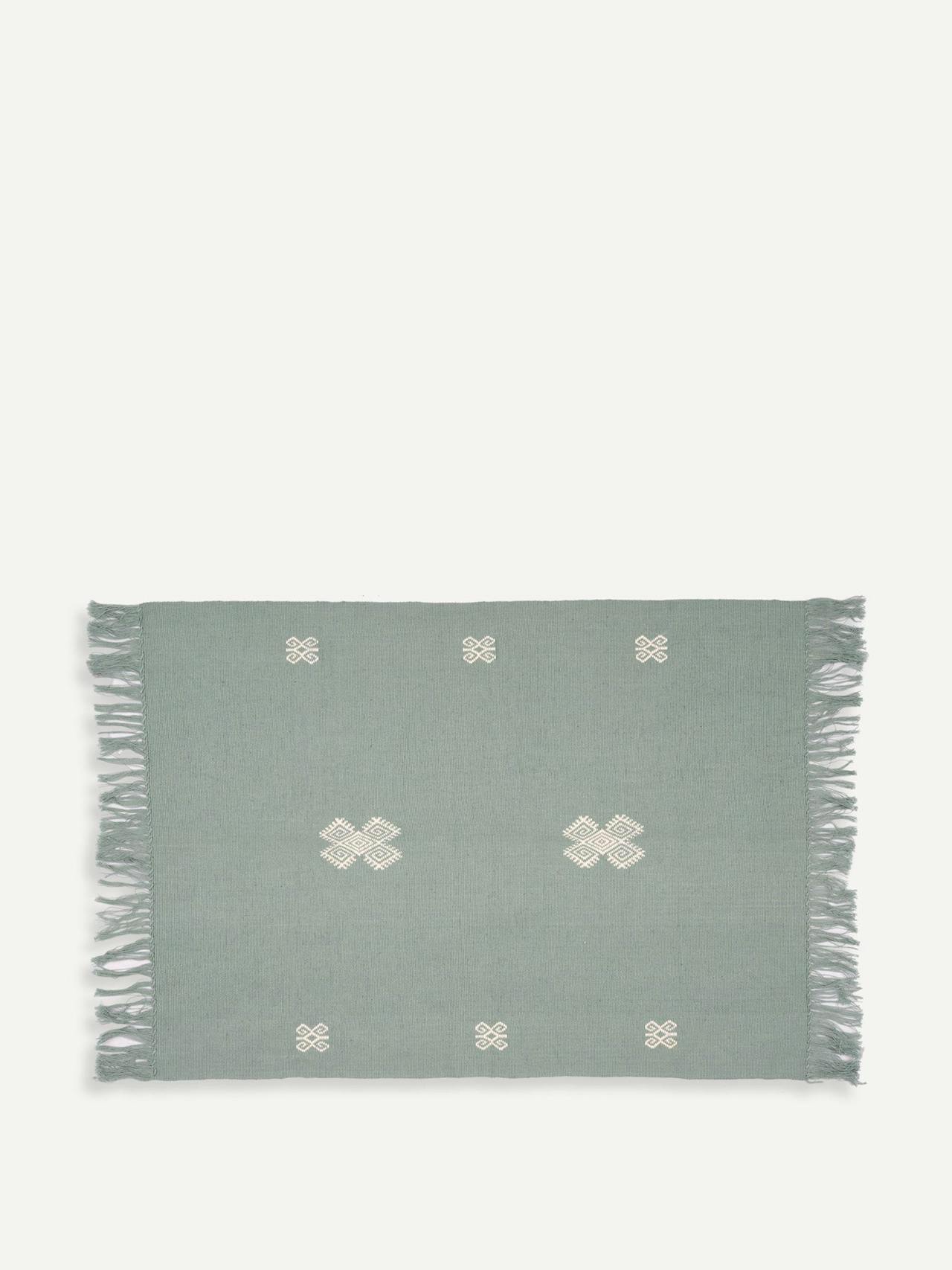 Grey Arrazola handwoven placemats, set of 2