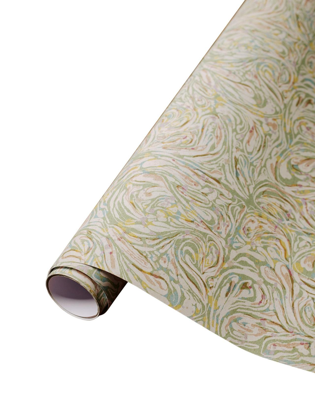 Marble Peppermint gift wrap roll