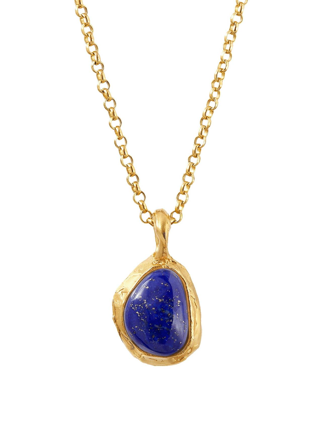 The Droplet of the Horizon Lapis Lazuli necklace