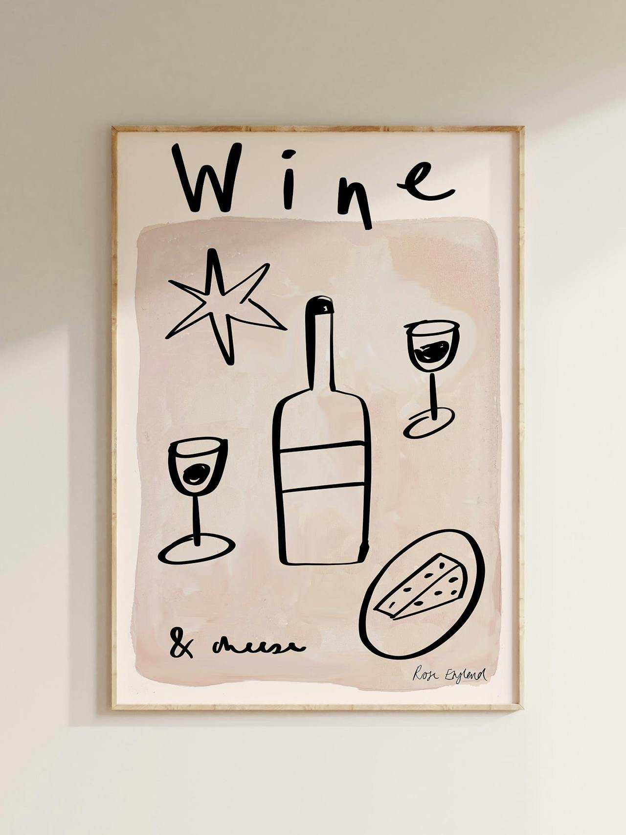 Wine & Cheese fine art print