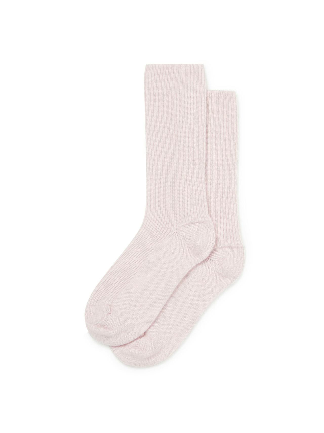 Women's rose cashmere sock